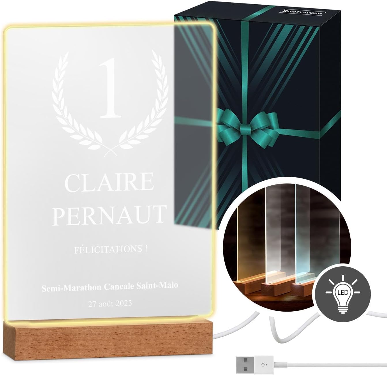 Maverton Cadre Led Personnalisable