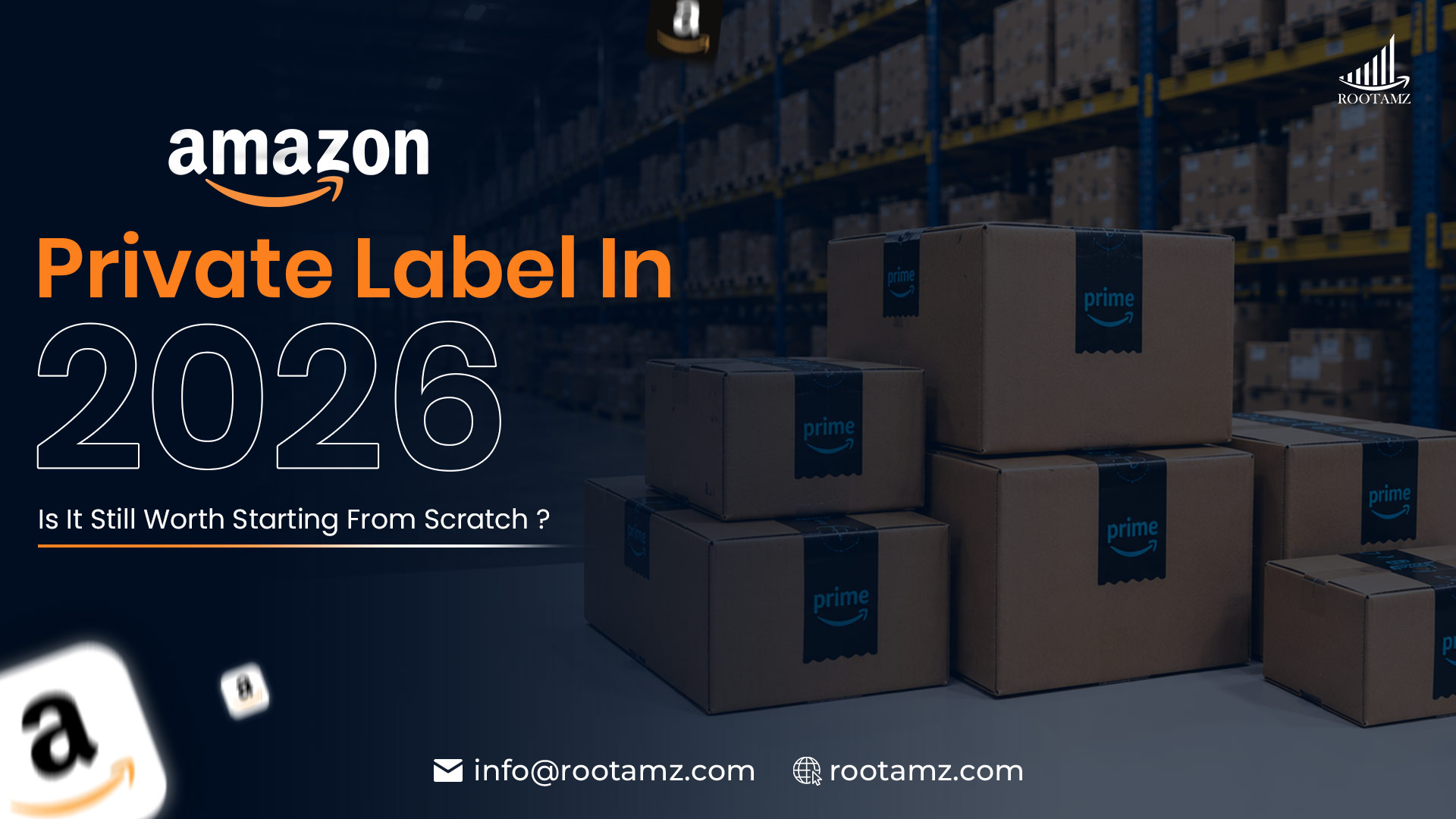 Infographic comparing outdated Amazon private label approach to what works in 2026 differentiation, validated margins & AI-ready listings