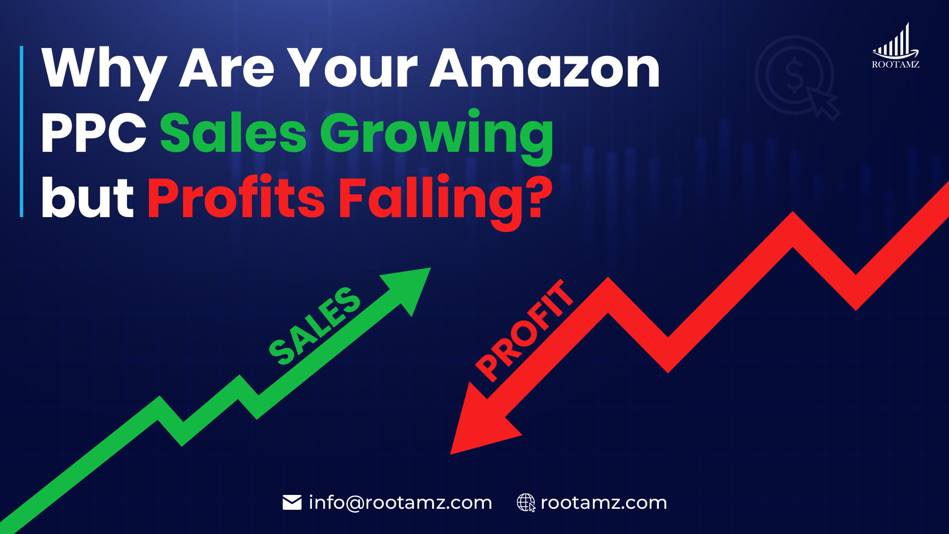 Amazon PPC budget leakage infographic highlighting irrelevant keywords, rising cost per click and low listing conversion.