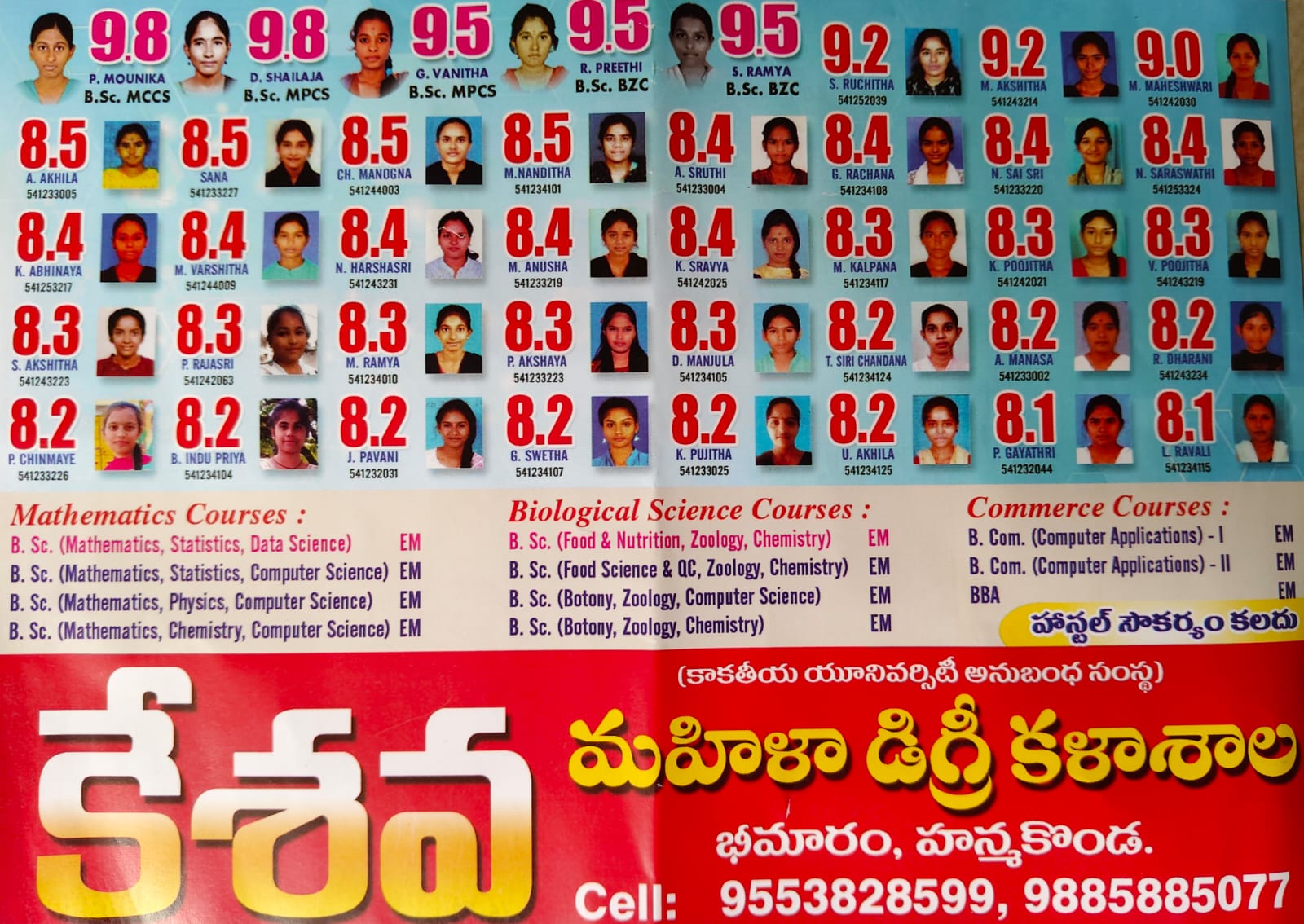 WELCOME TO KESHAVA WOMENS DEGREE COLLEGE