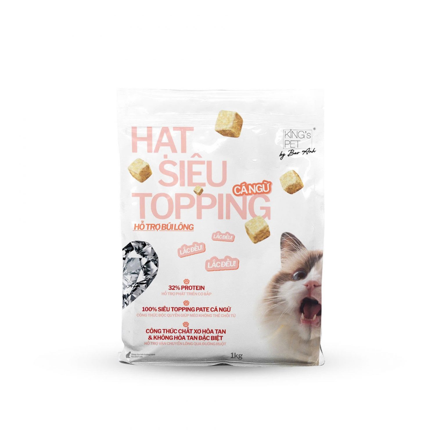 Hạt mèo cá ngừ – Giúp lông mượt