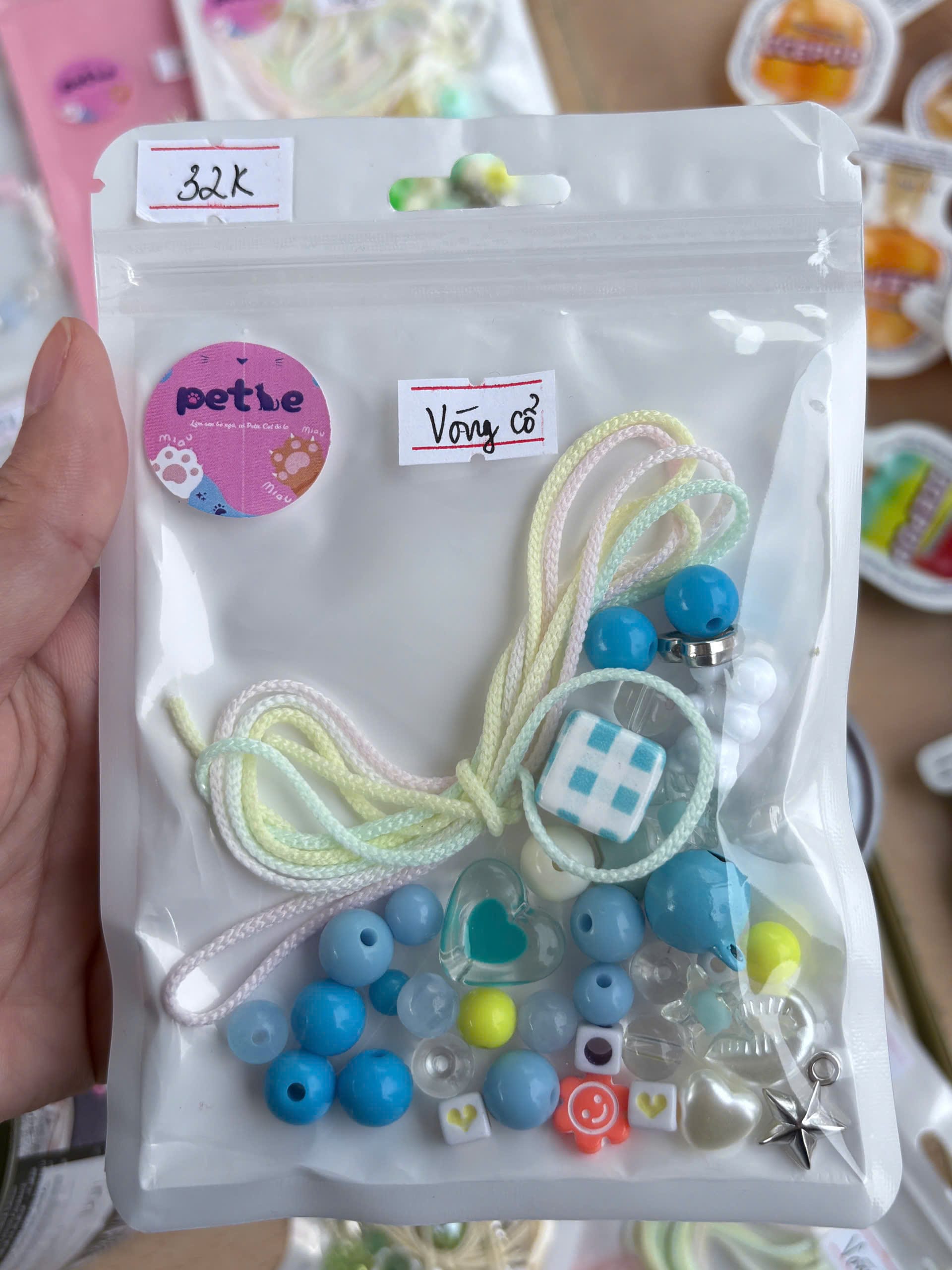 Set DIY vòng cổ cho mèo handmade