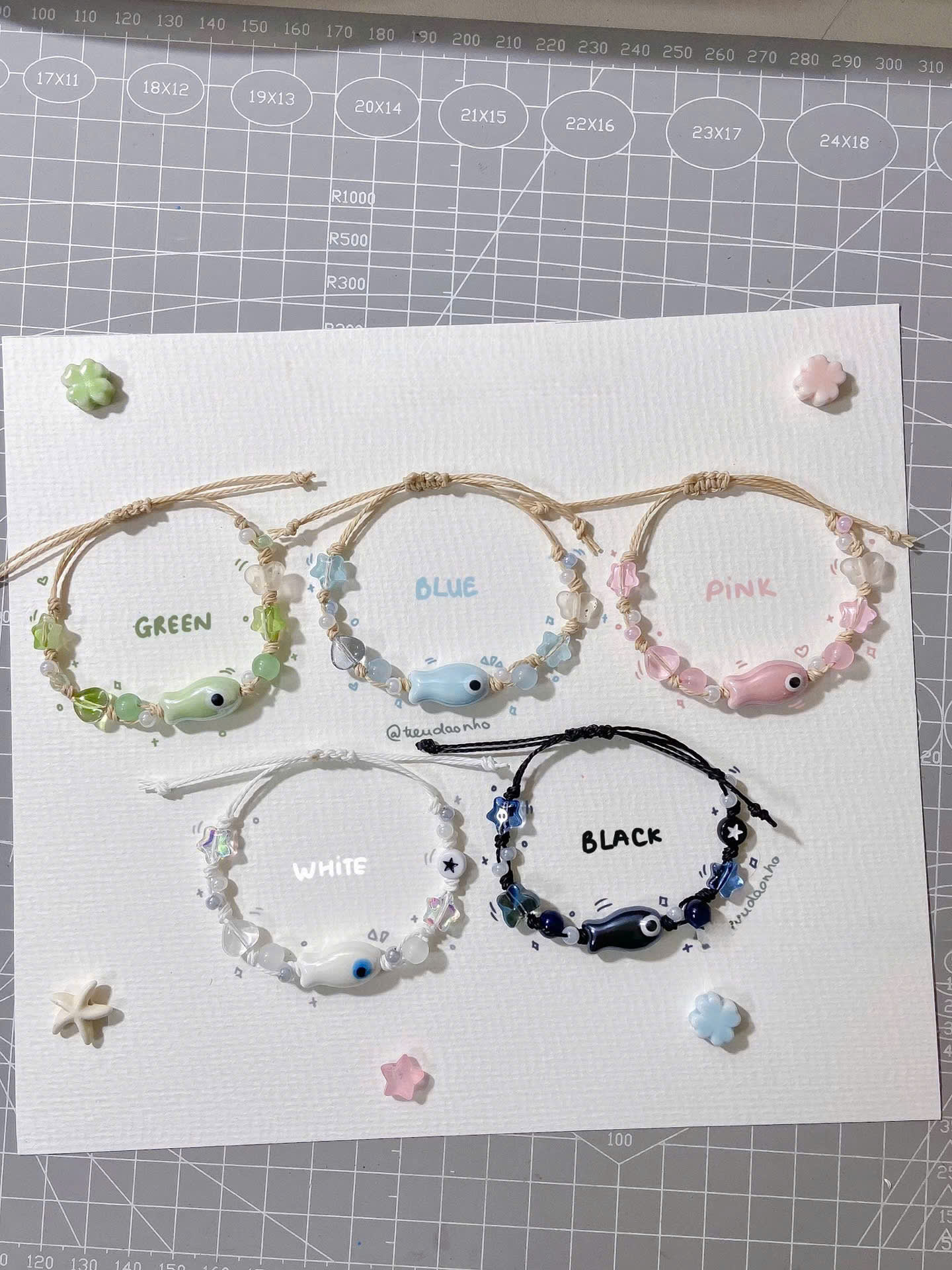 Set vòng tay handmade tự làm (DIY Bracelet Kit) (1 set = 2-3 vòng)