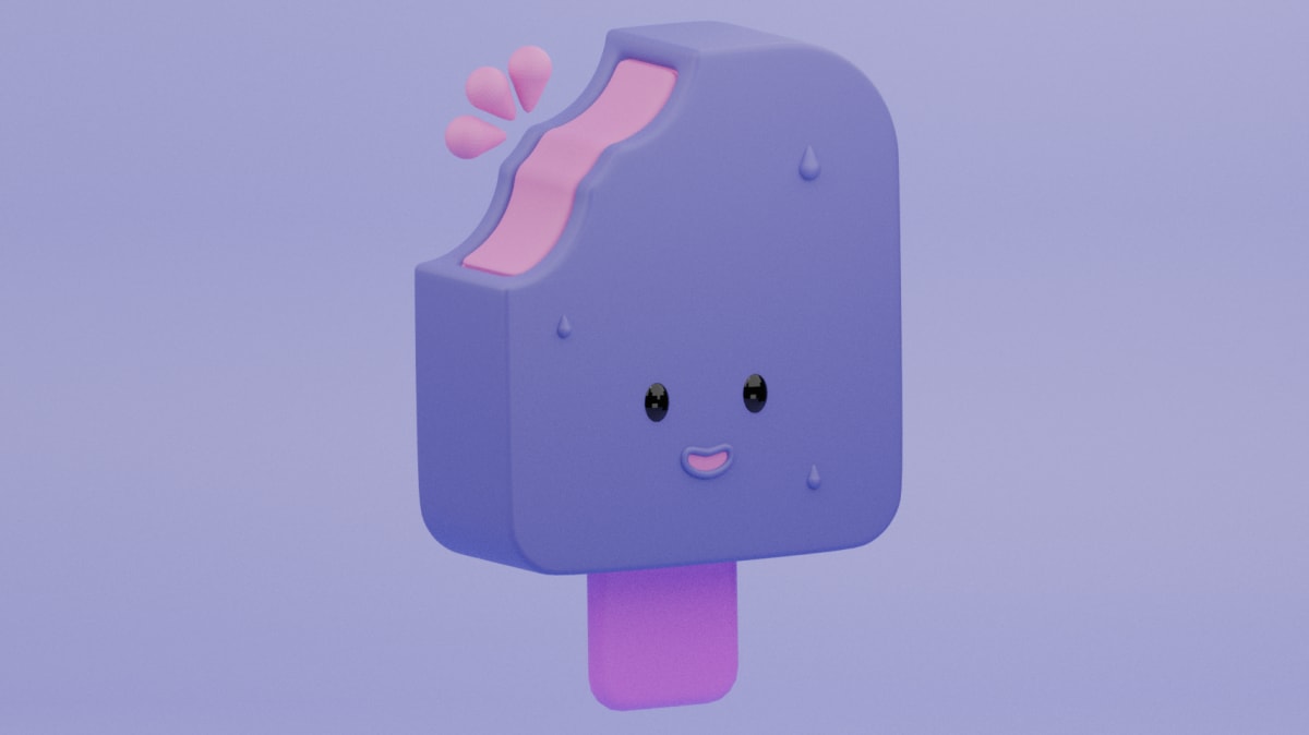 3D Design Es Cream