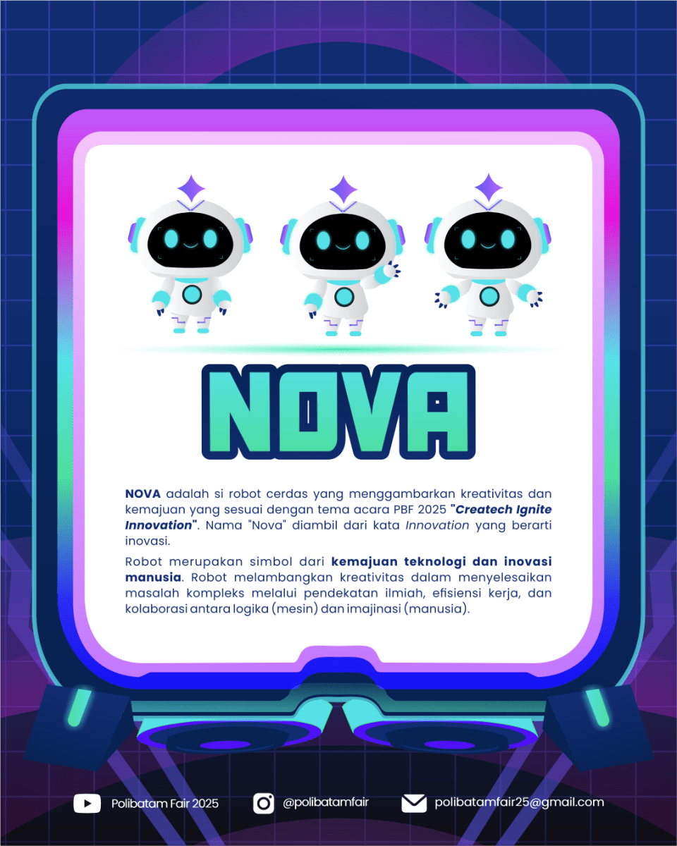 Maskot Robot Lucu - NOVA - Image 2