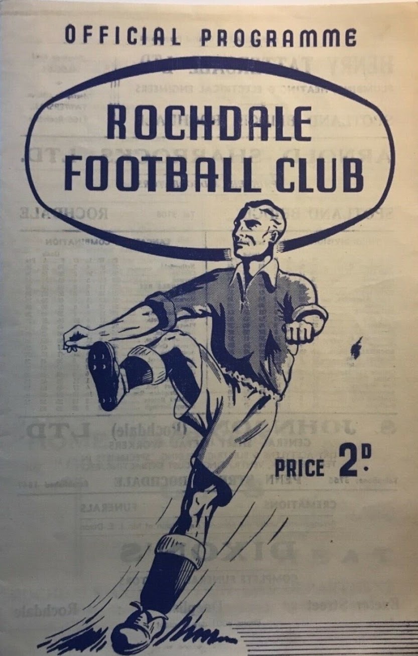 Match Programme for 01/05/1948