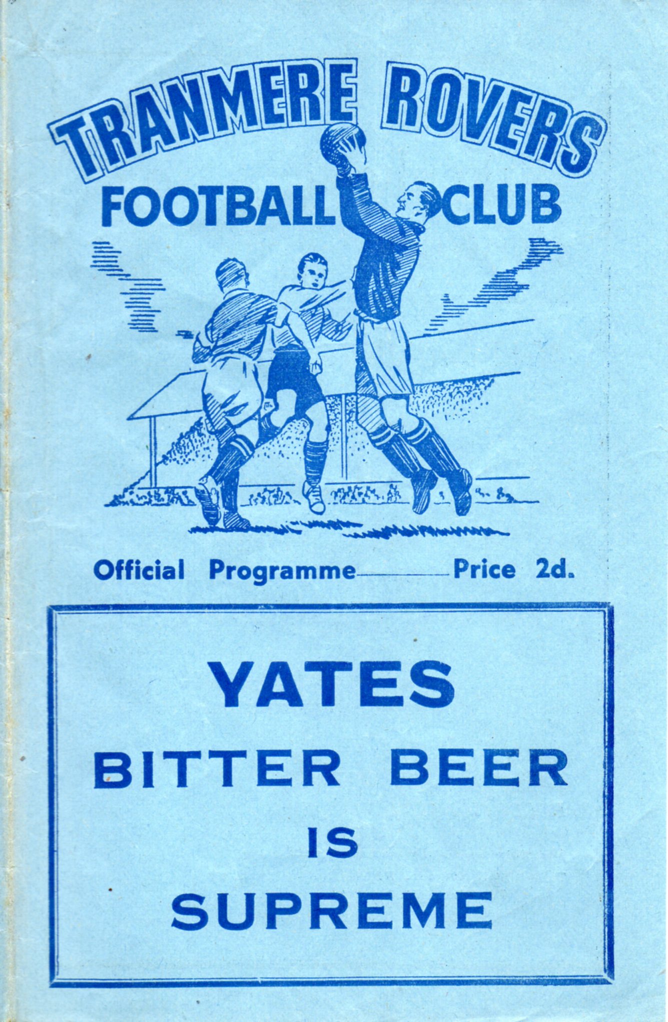 Match Programme for 23/03/1951