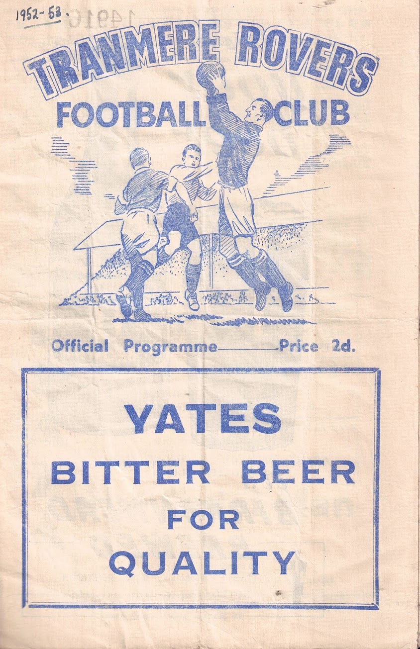 Match Programme for 28/03/1953