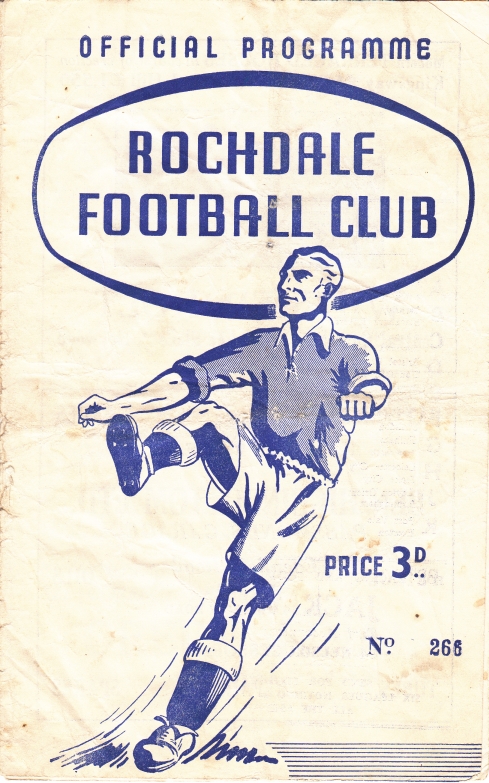 Match Programme for 17/09/1955