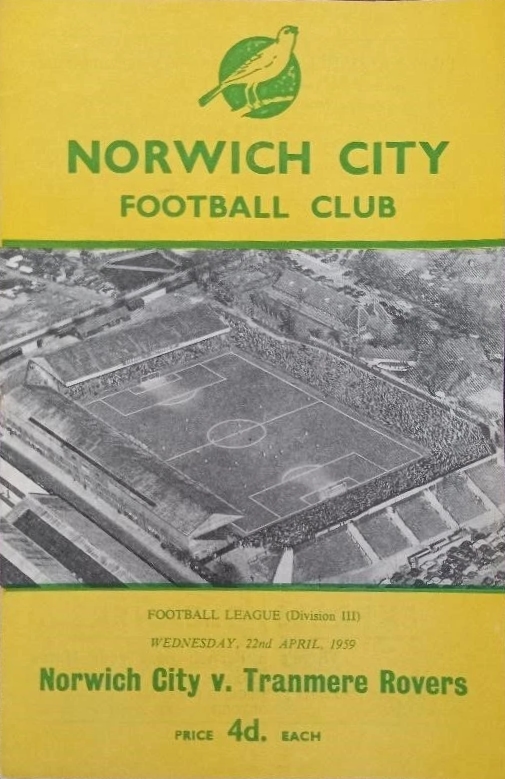 Match Programme for 22/04/1959