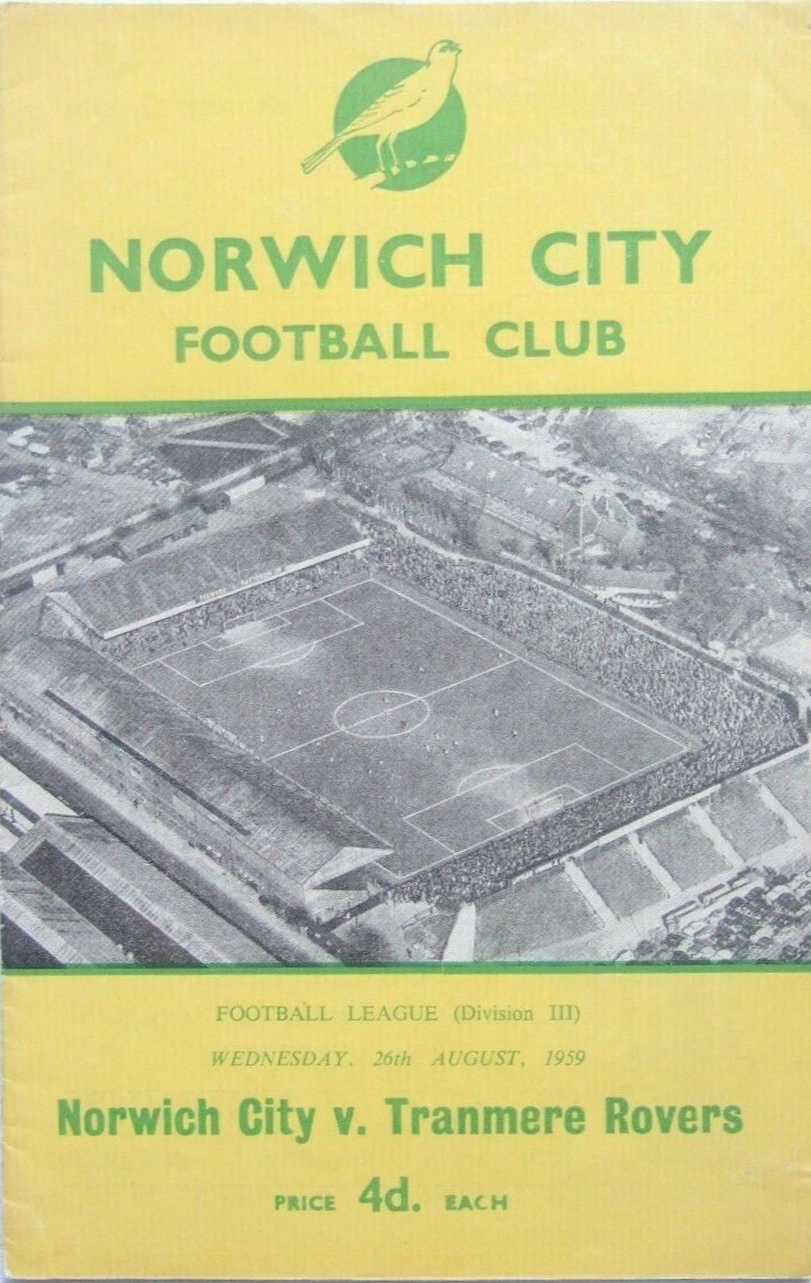 Match Programme for 26/08/1959