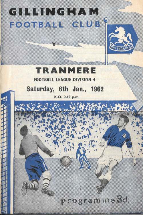 Match Programme for 06/01/1962