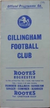 Match Programme for 09/03/1963