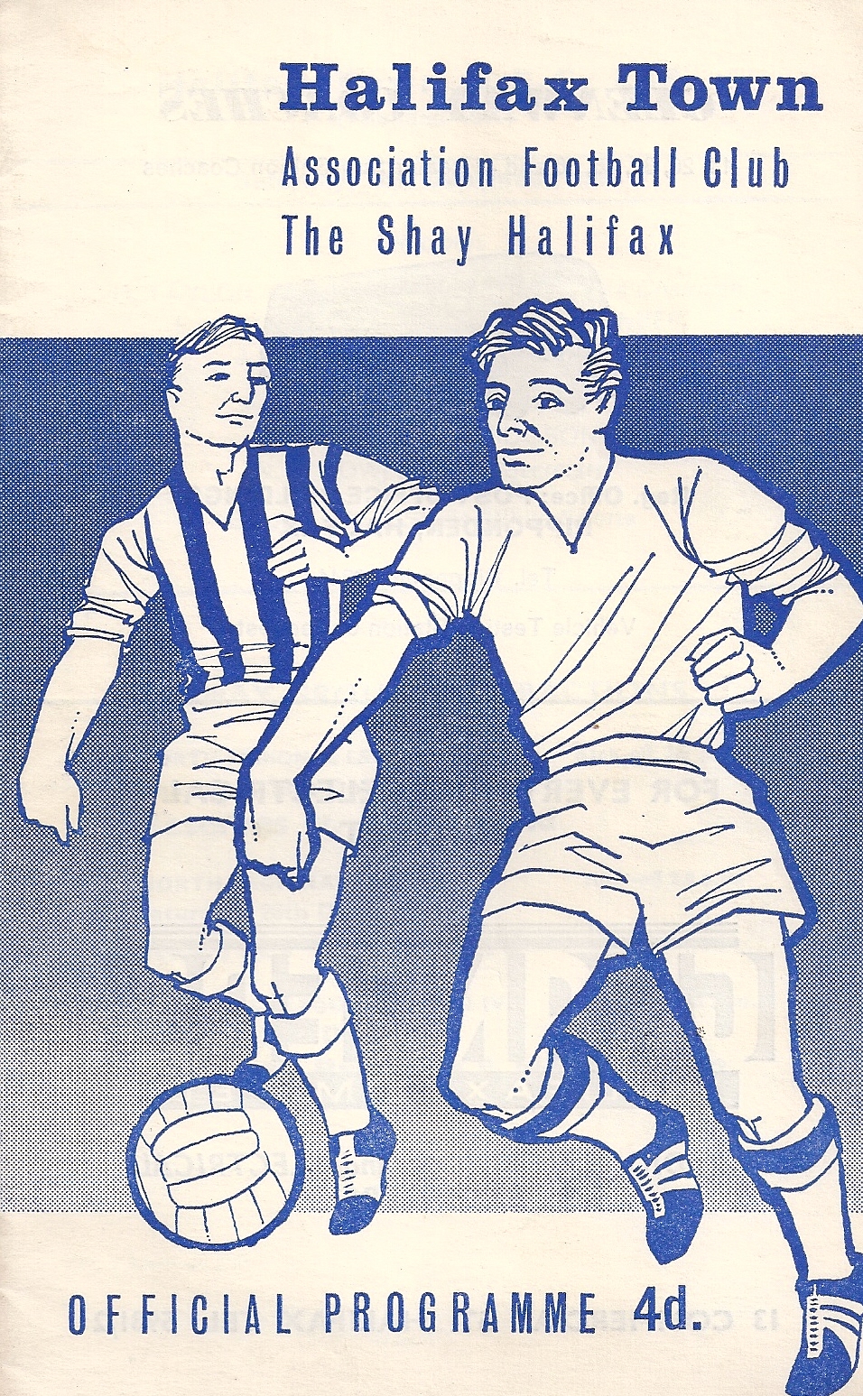 Match Programme for 12/12/1964