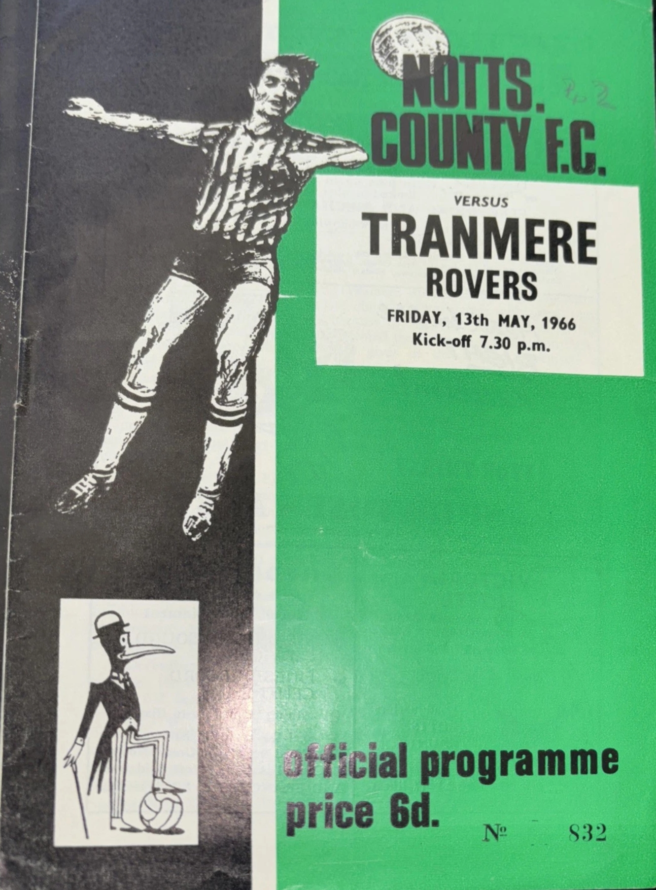 Match Programme for 13/05/1966