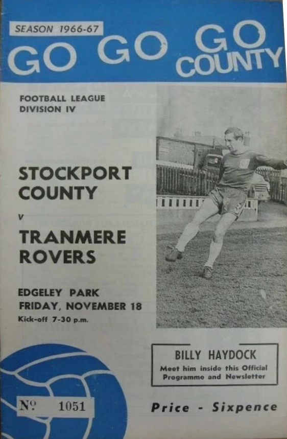 Match Programme for 18/11/1966