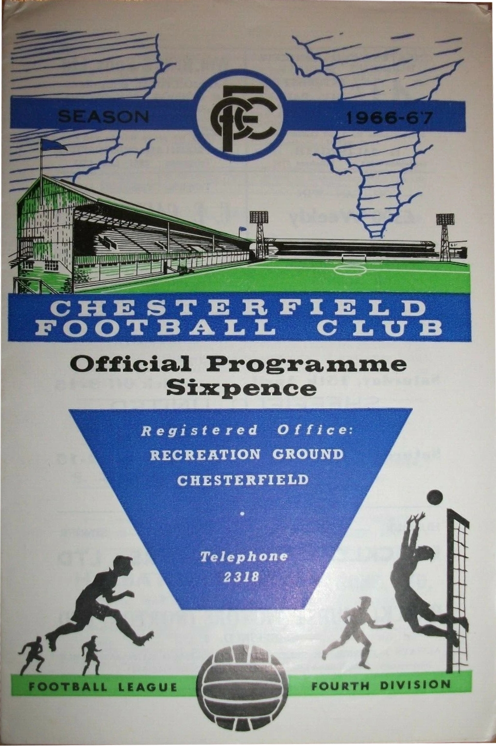 Match Programme for 08/04/1967