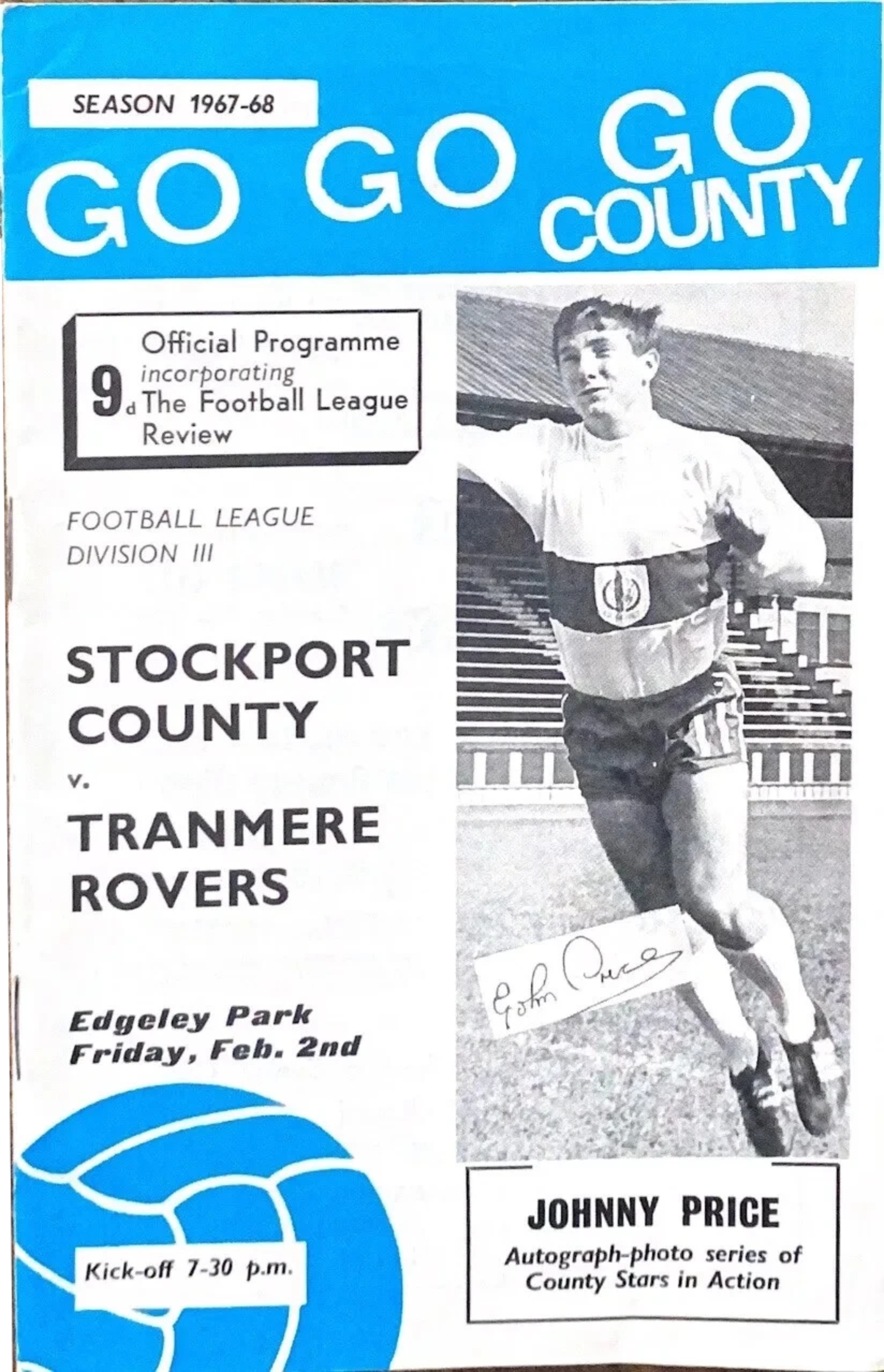 Match Programme for 02/02/1968