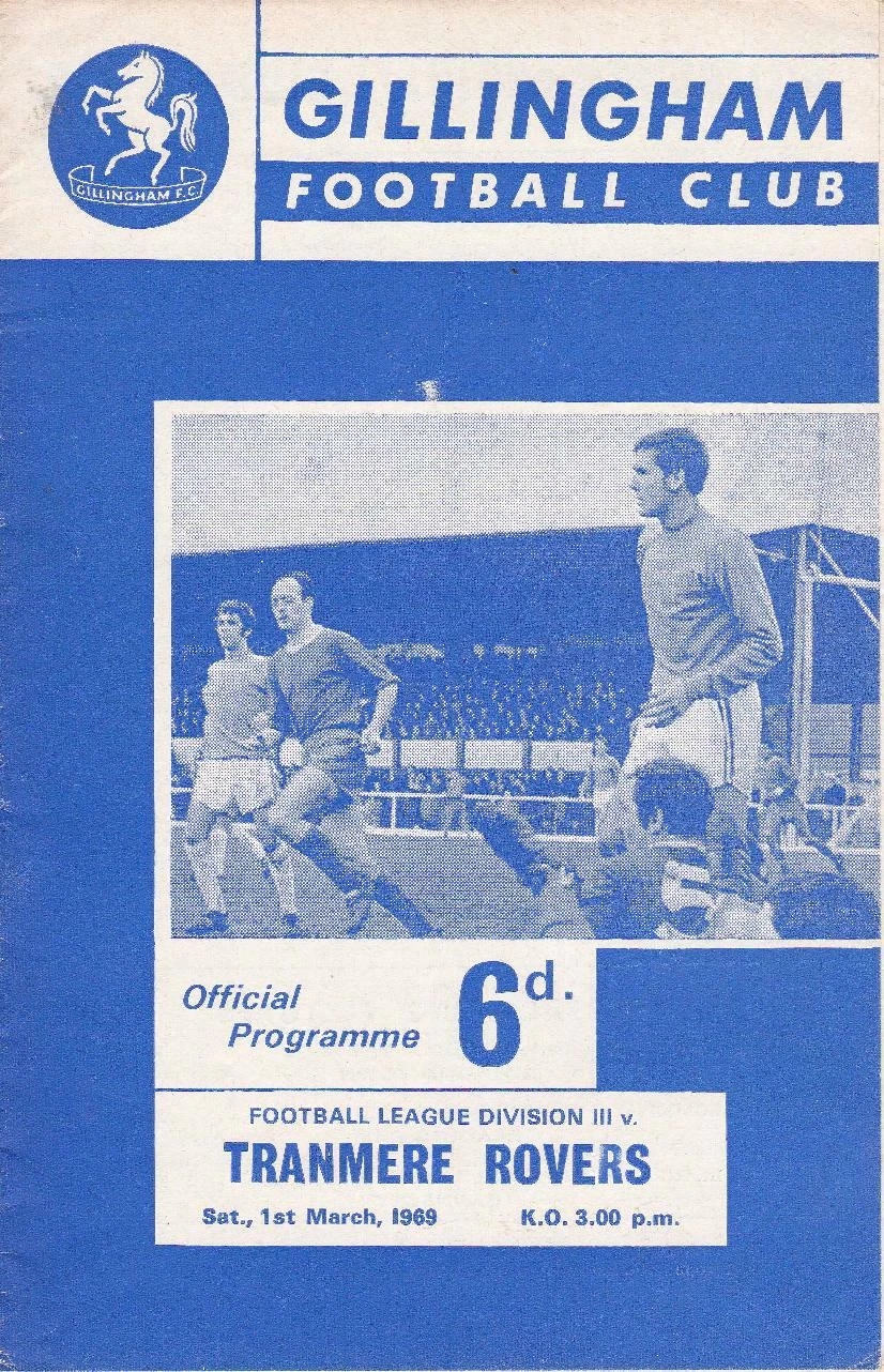 Match Programme for 01/03/1969
