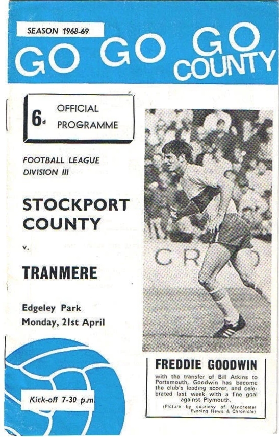Match Programme for 21/04/1969