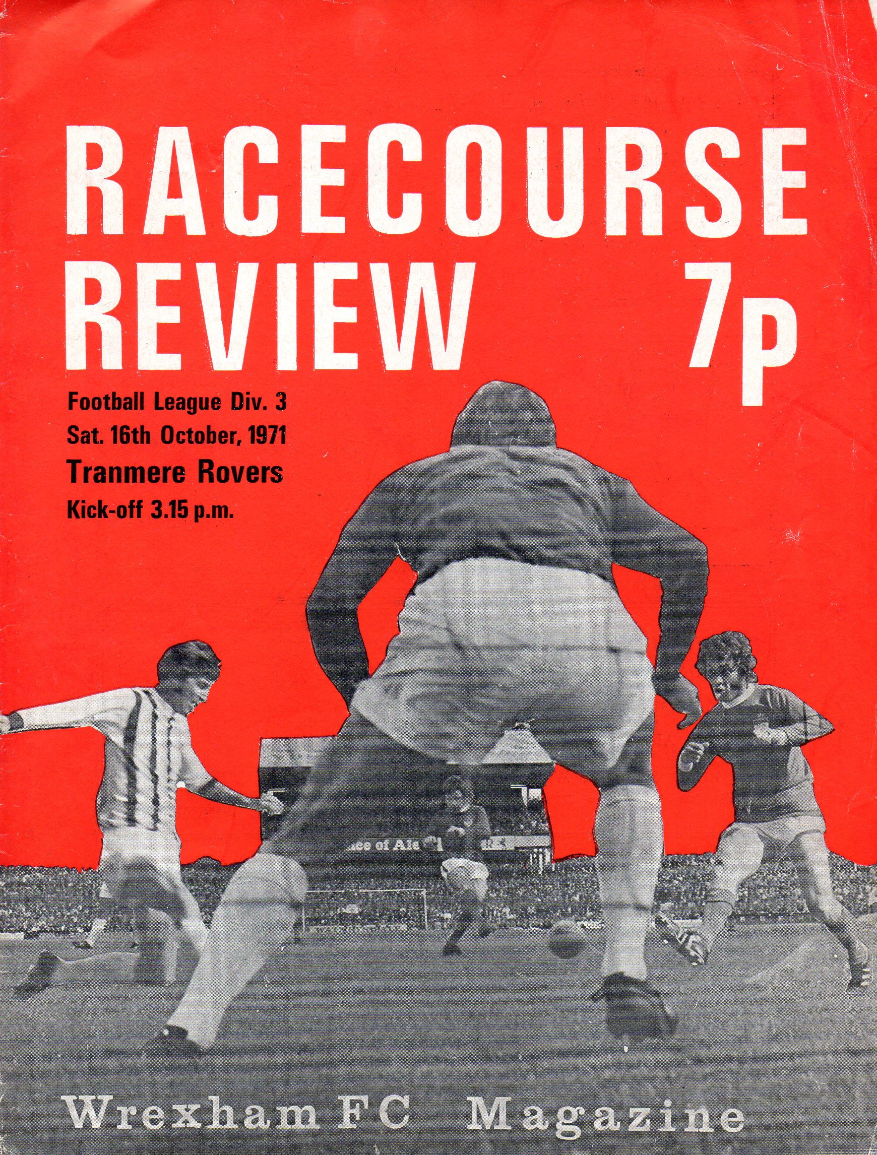 Match Programme for 16/10/1971