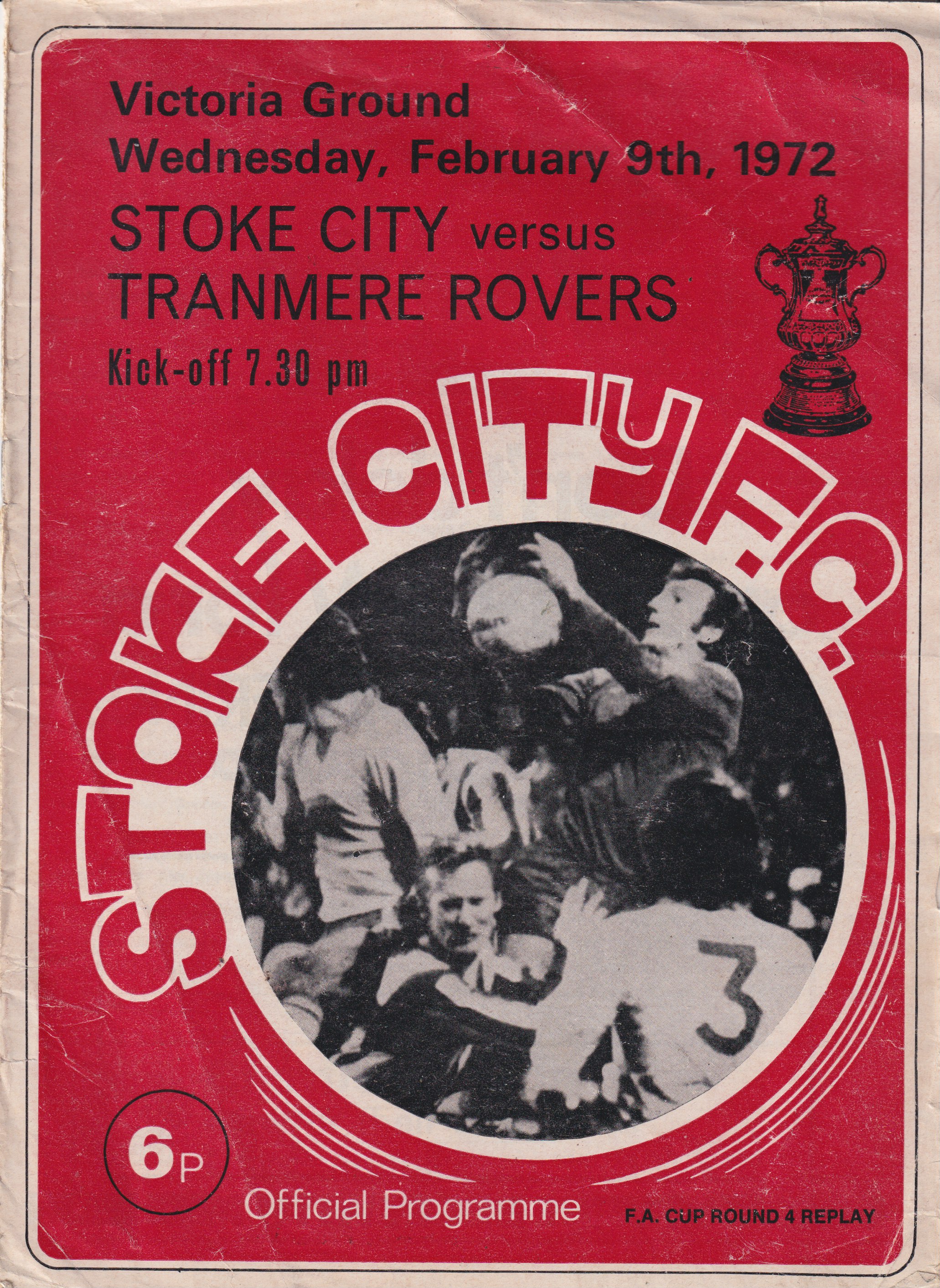 Match Programme for 09/02/1972
