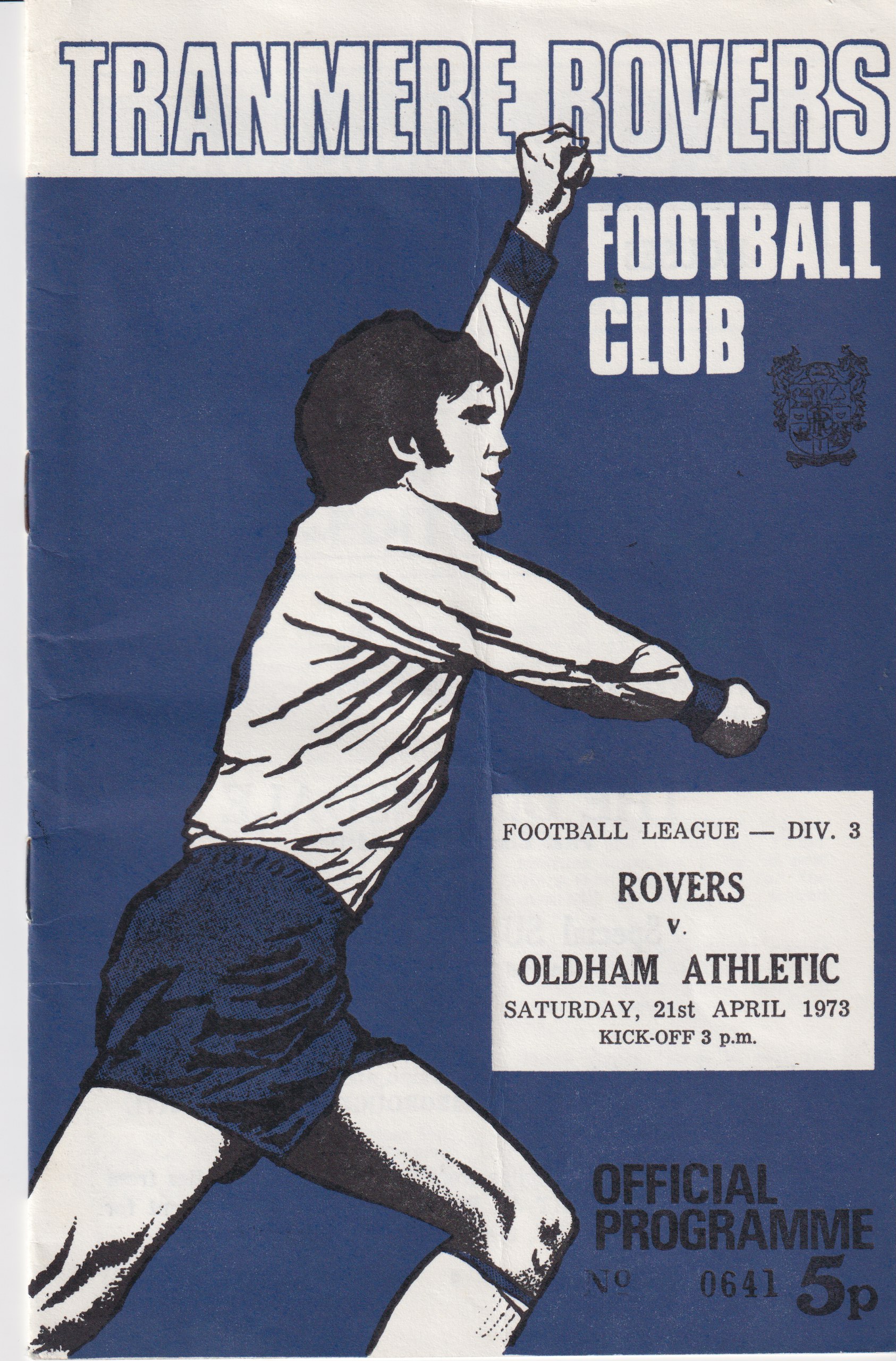 Match Programme for 21/04/1973