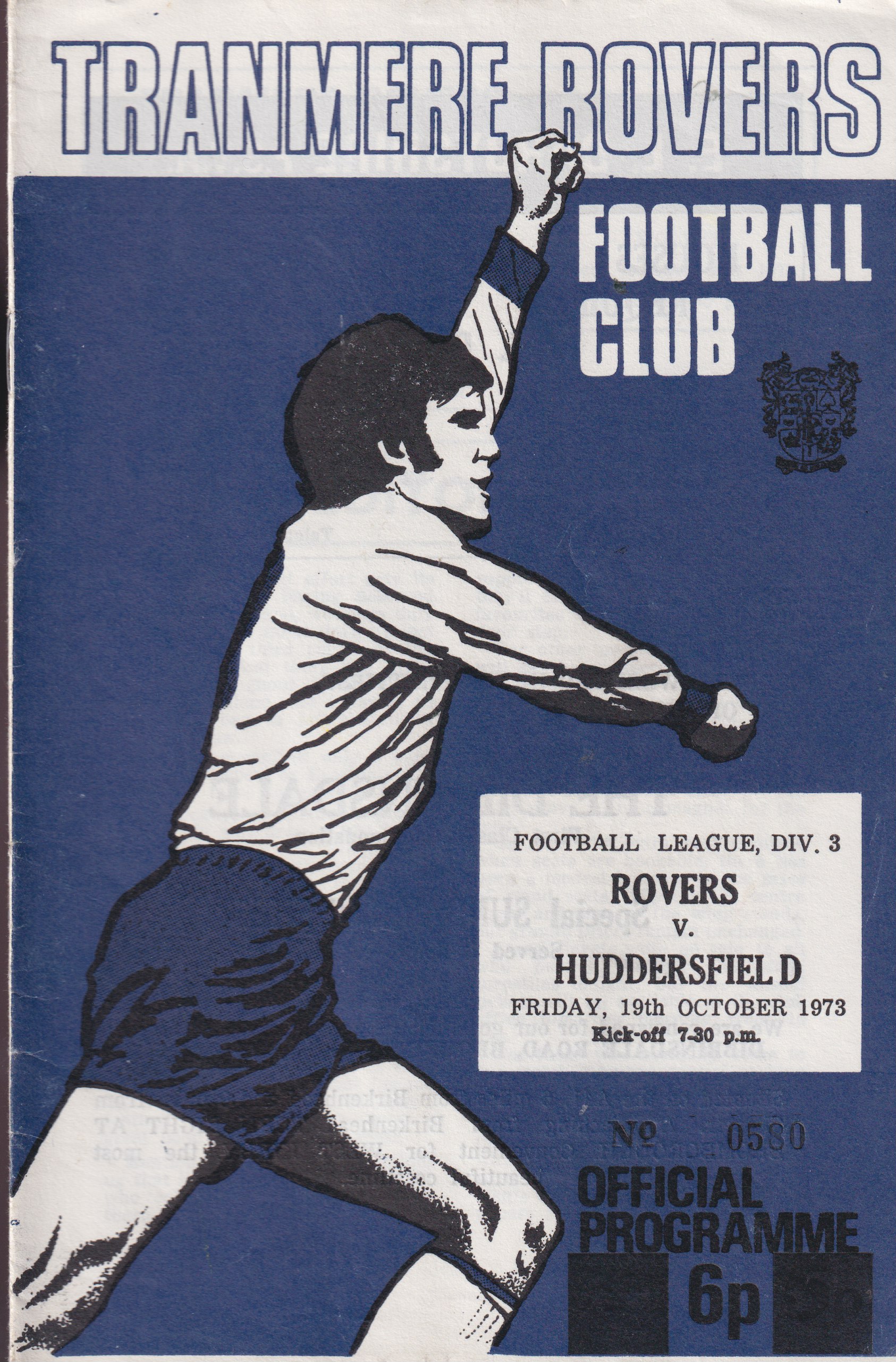 Match Programme for 19/10/1973