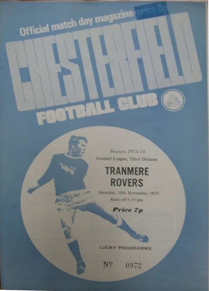 Match Programme for 10/11/1973