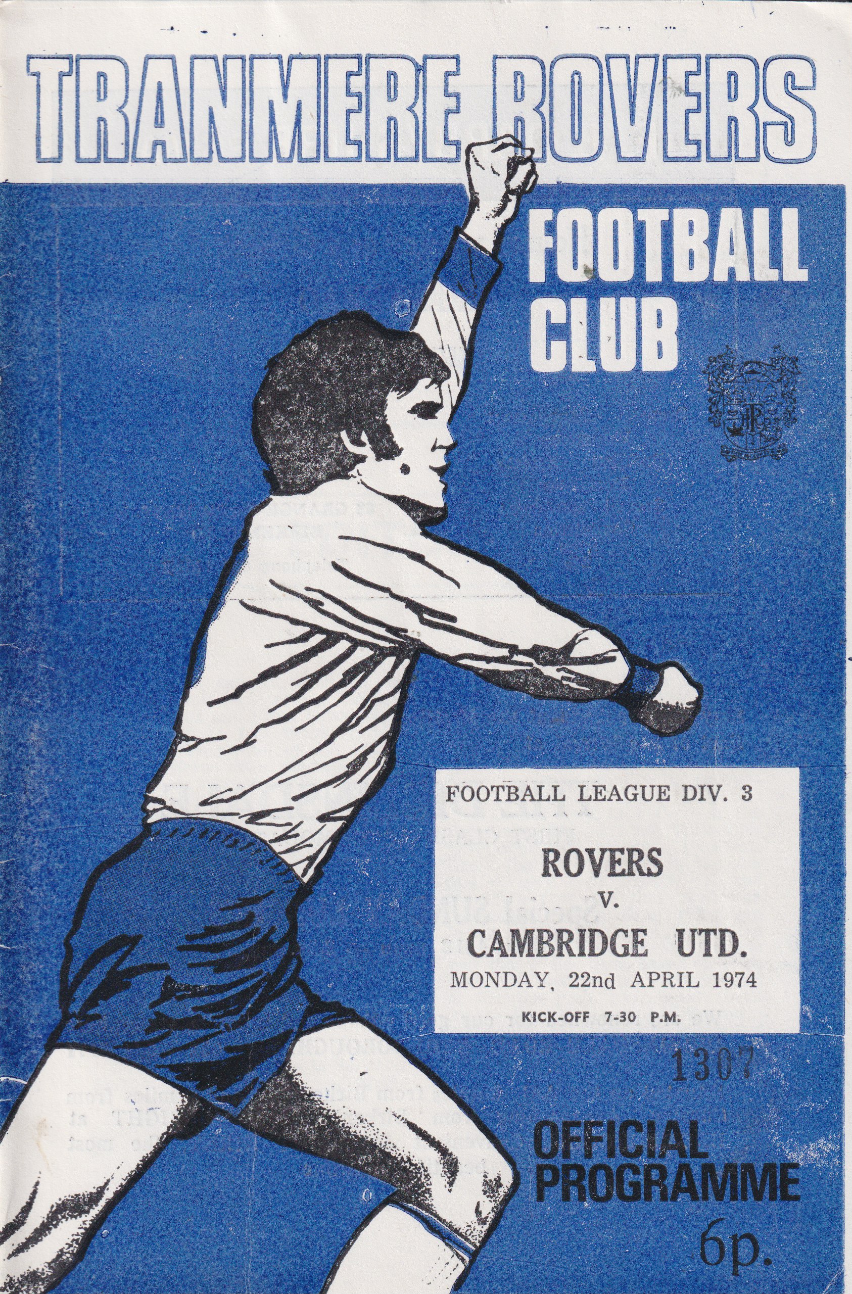 Match Programme for 22/04/1974