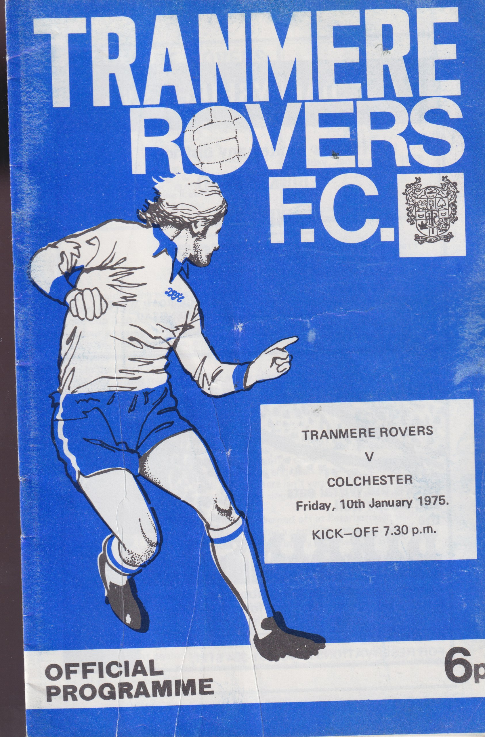 Match Programme for 10/01/1975