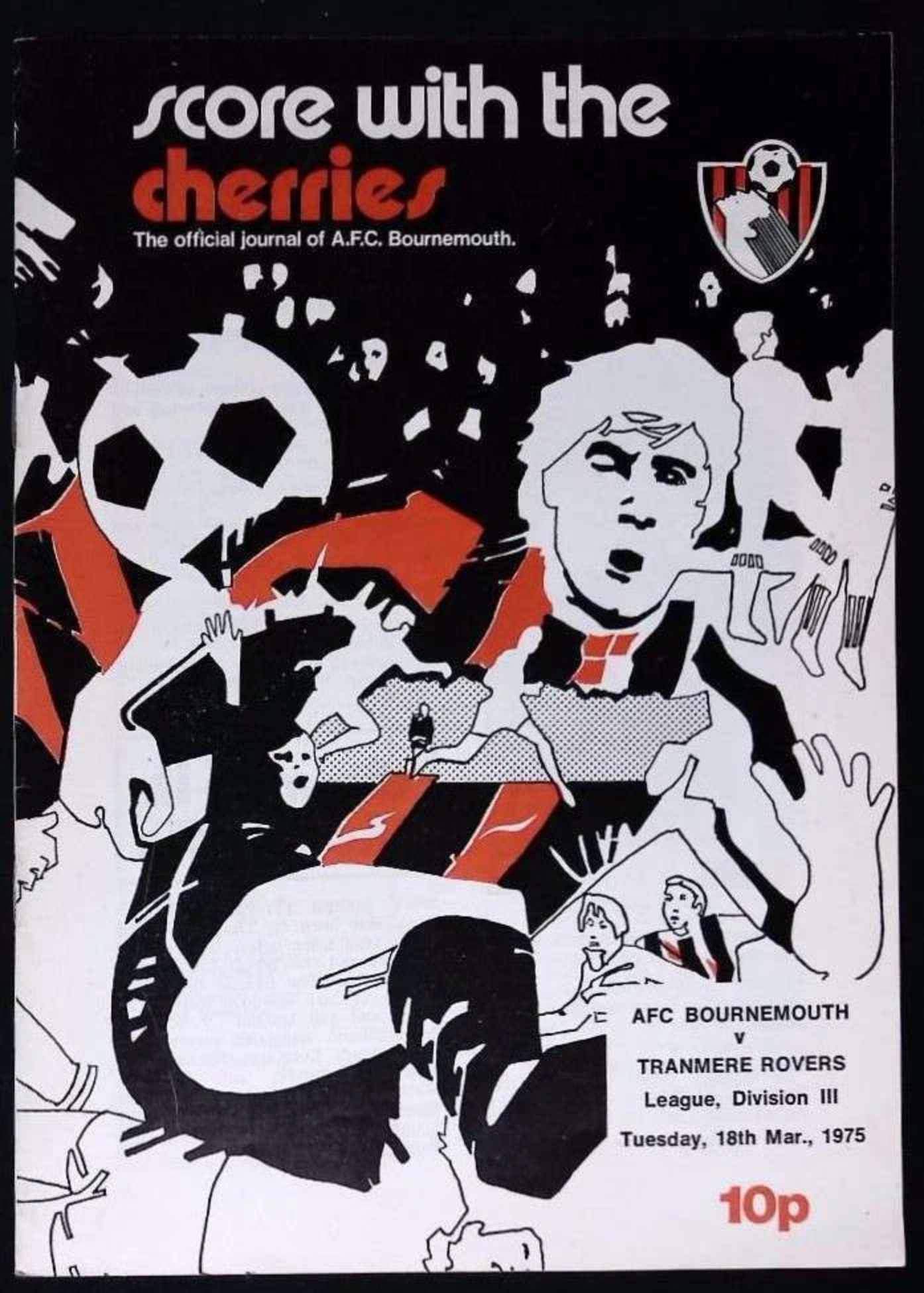 Match Programme for 18/03/1975