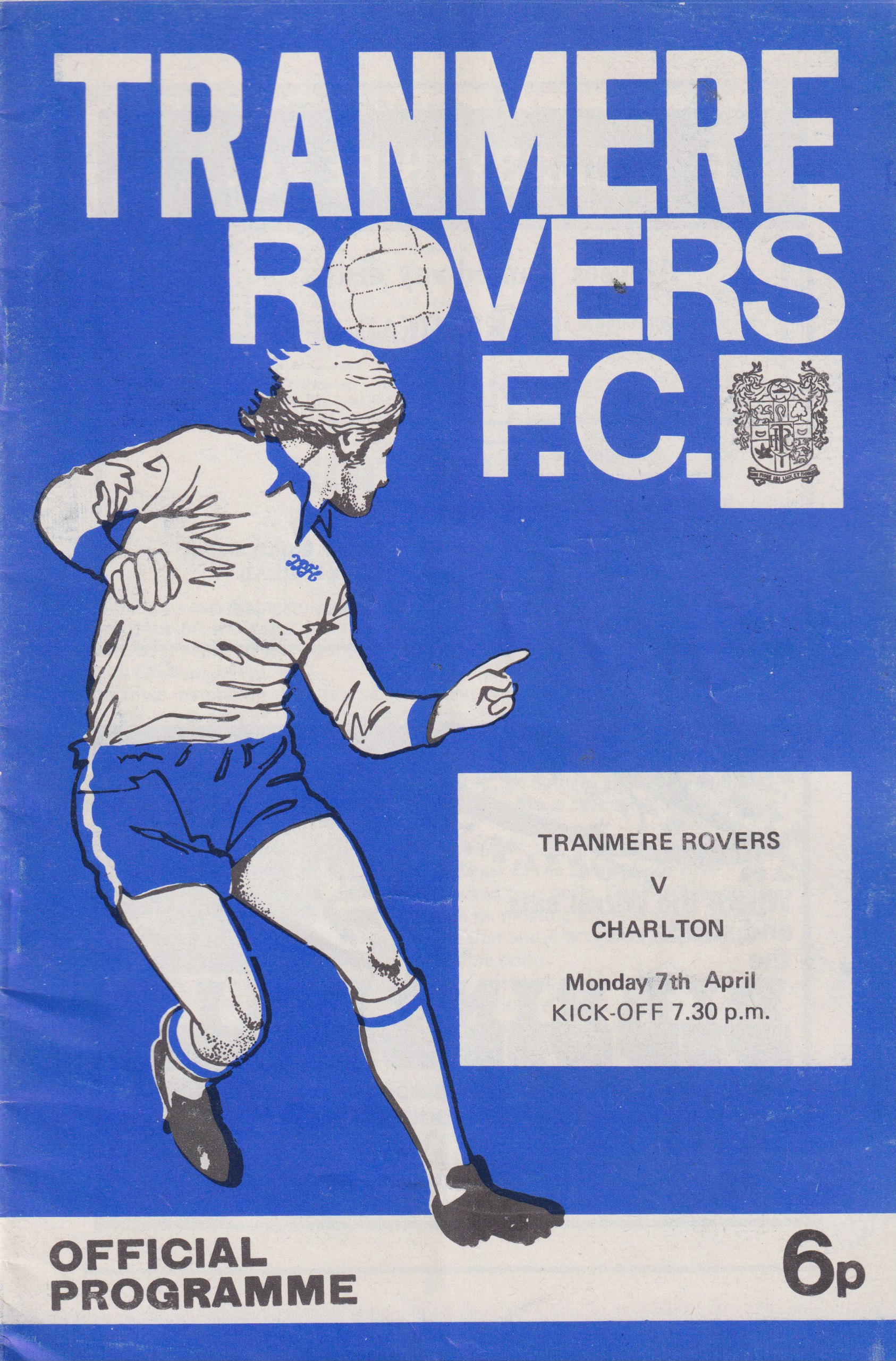 Match Programme for 07/04/1975