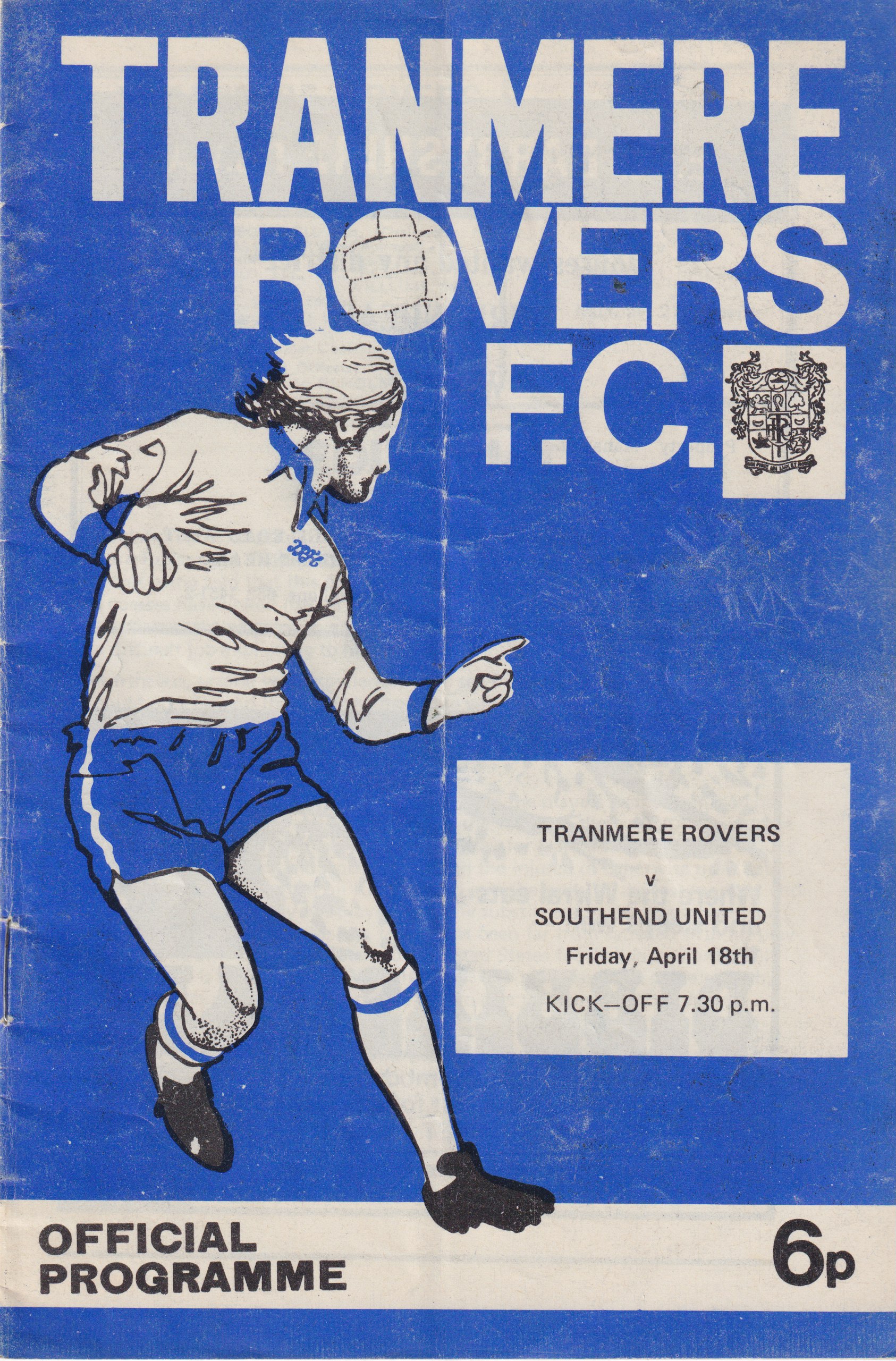 Match Programme for 18/04/1975