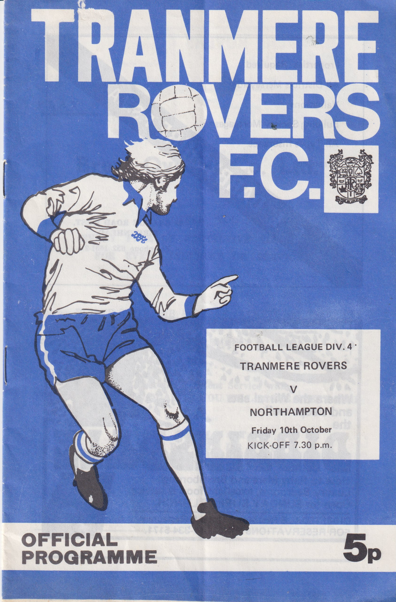 Match Programme for 10/10/1975
