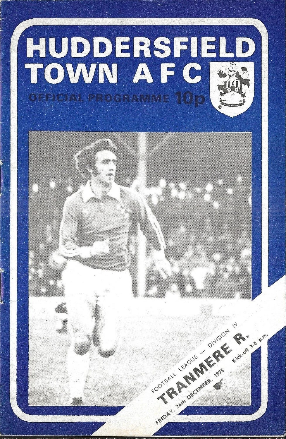 Match Programme for 26/12/1975