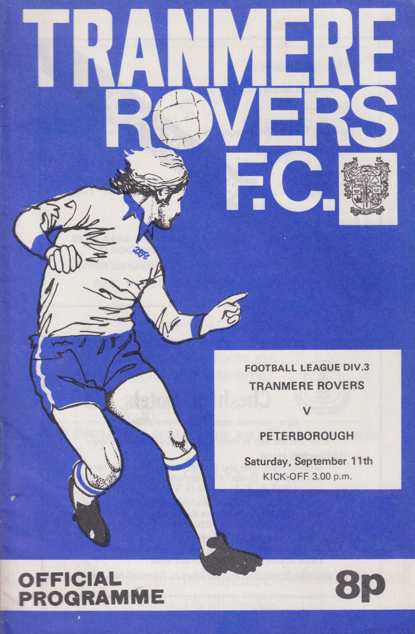 Match Programme for 11/09/1976