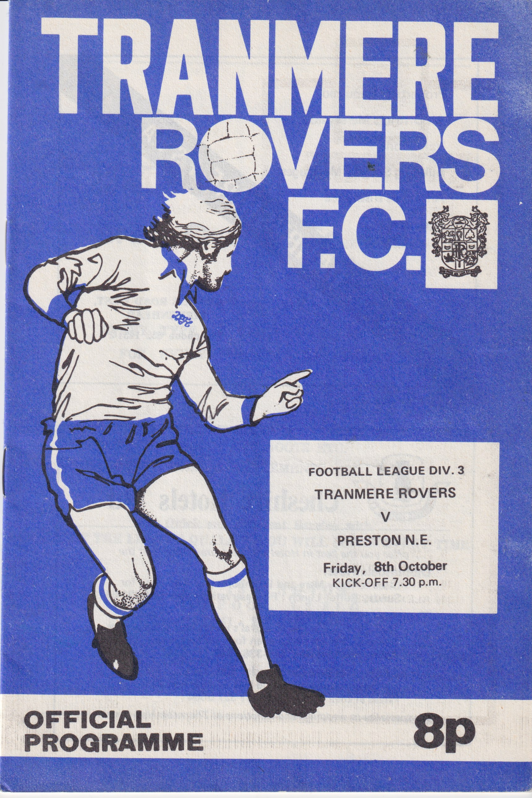 Match Programme for 08/10/1976