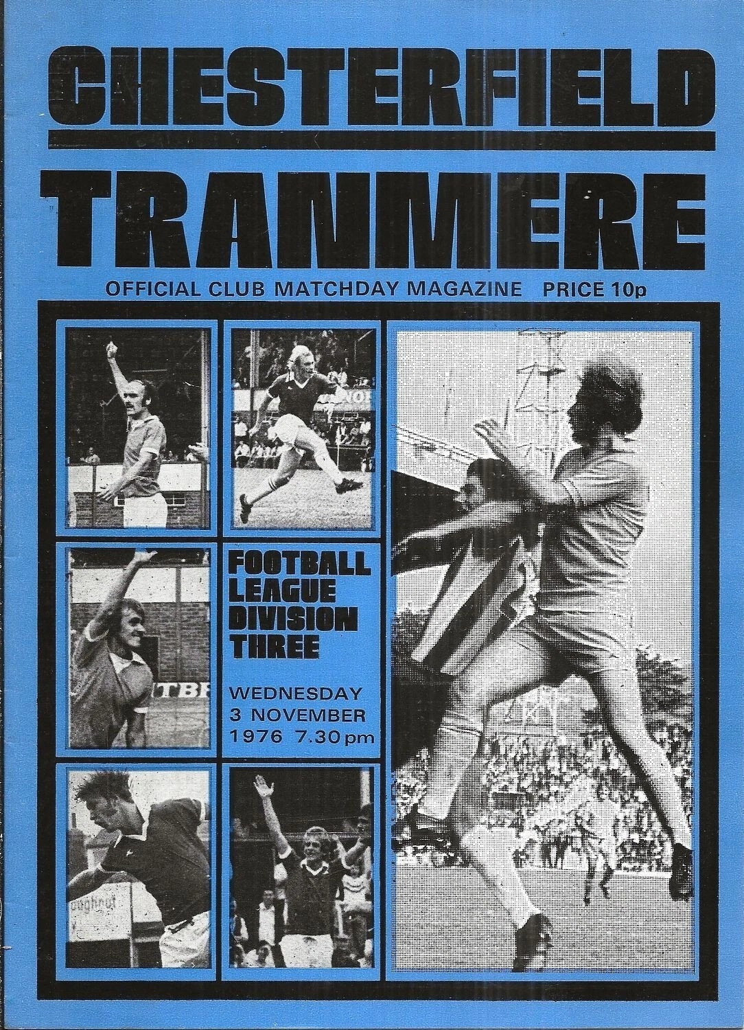 Match Programme for 03/11/1976