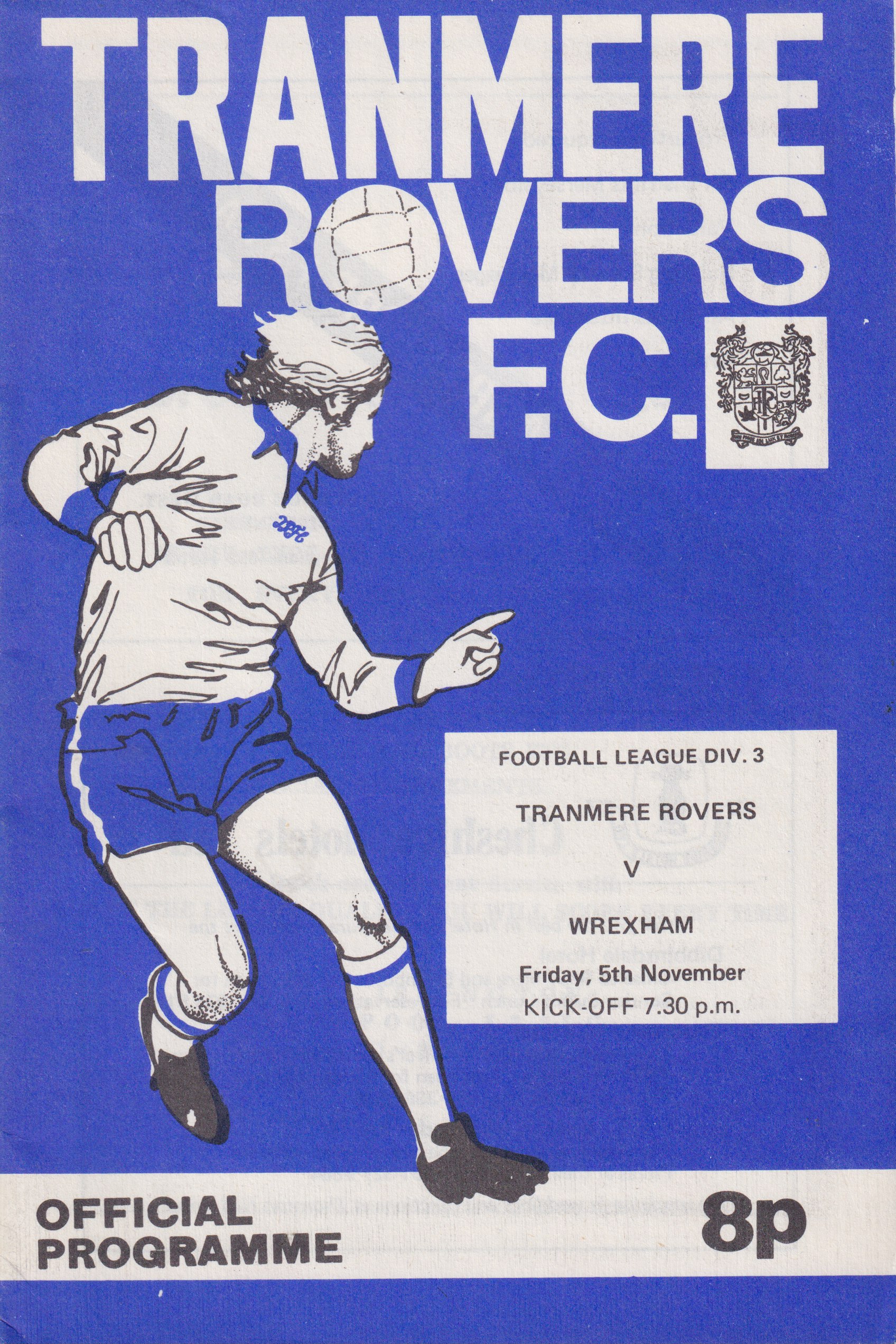Match Programme for 05/11/1976