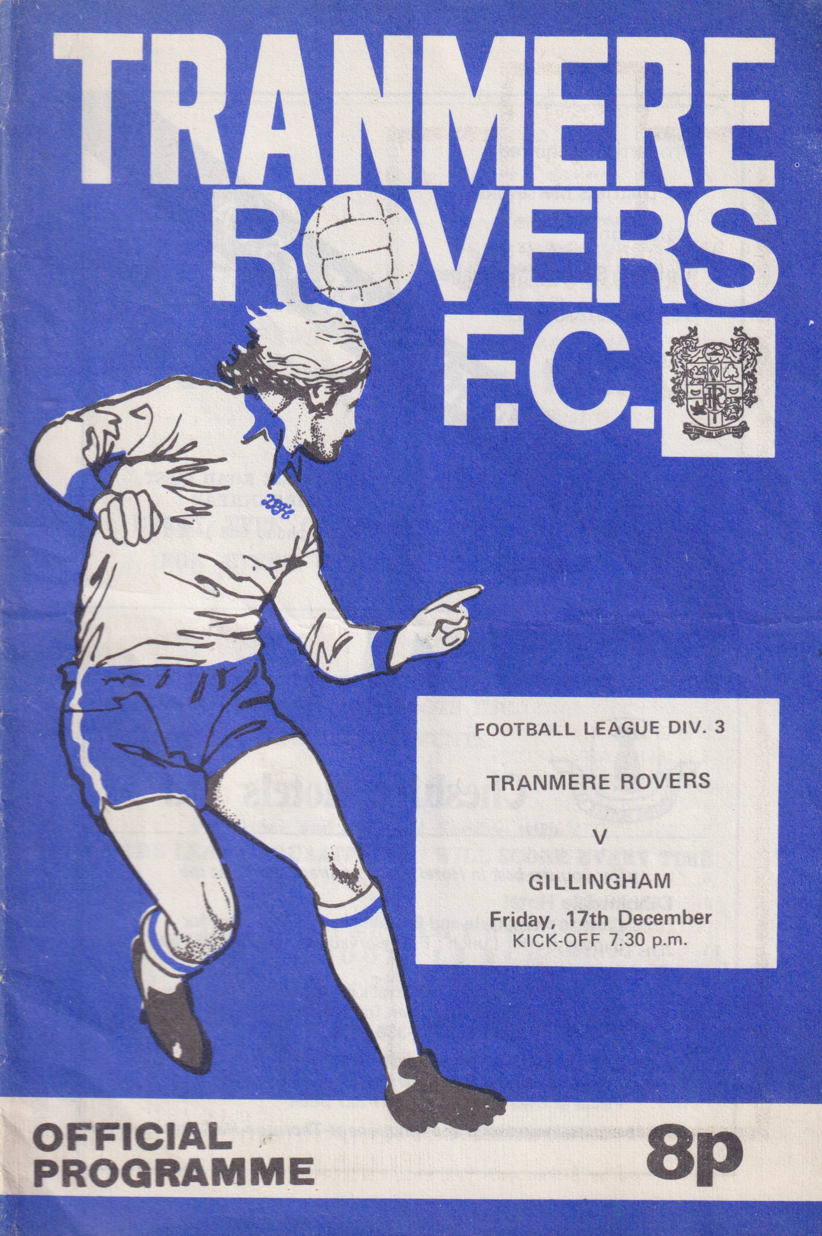 Match Programme for 17/12/1976