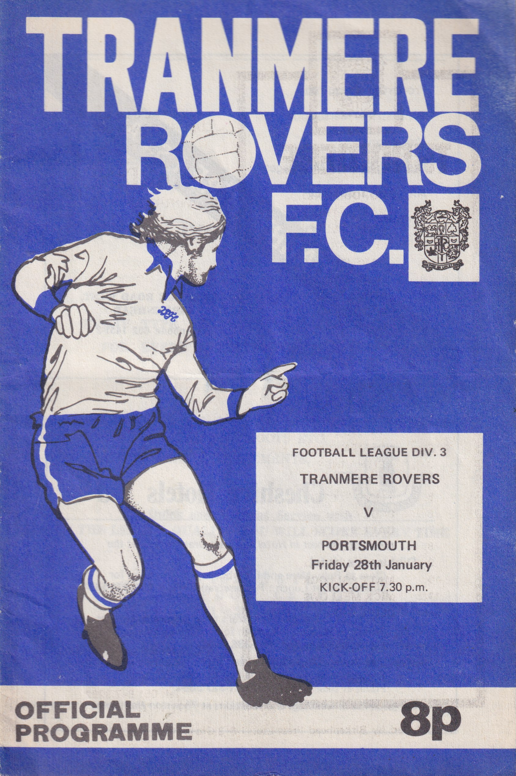 Match Programme for 28/01/1977