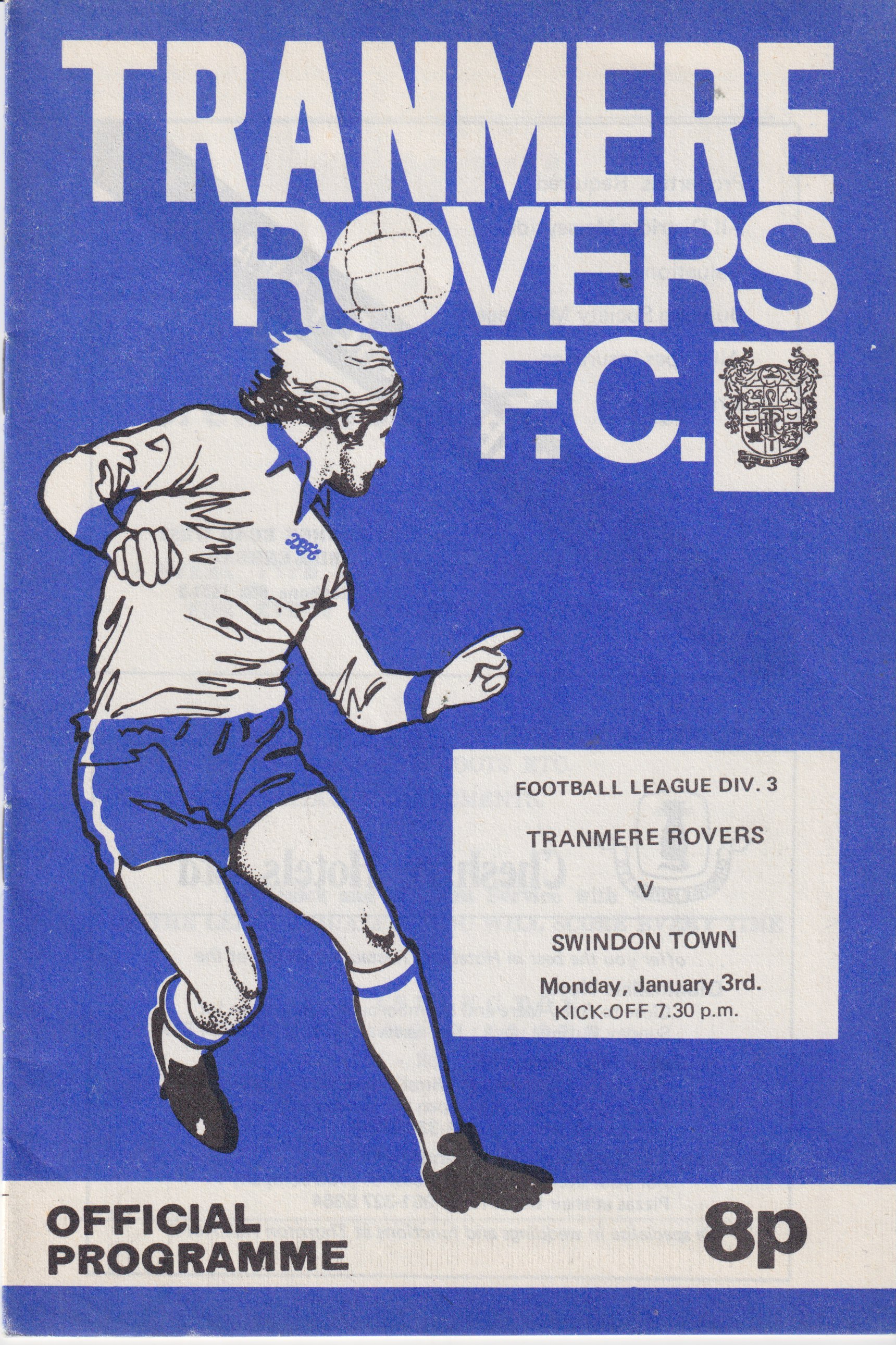 Match Programme for 21/02/1977