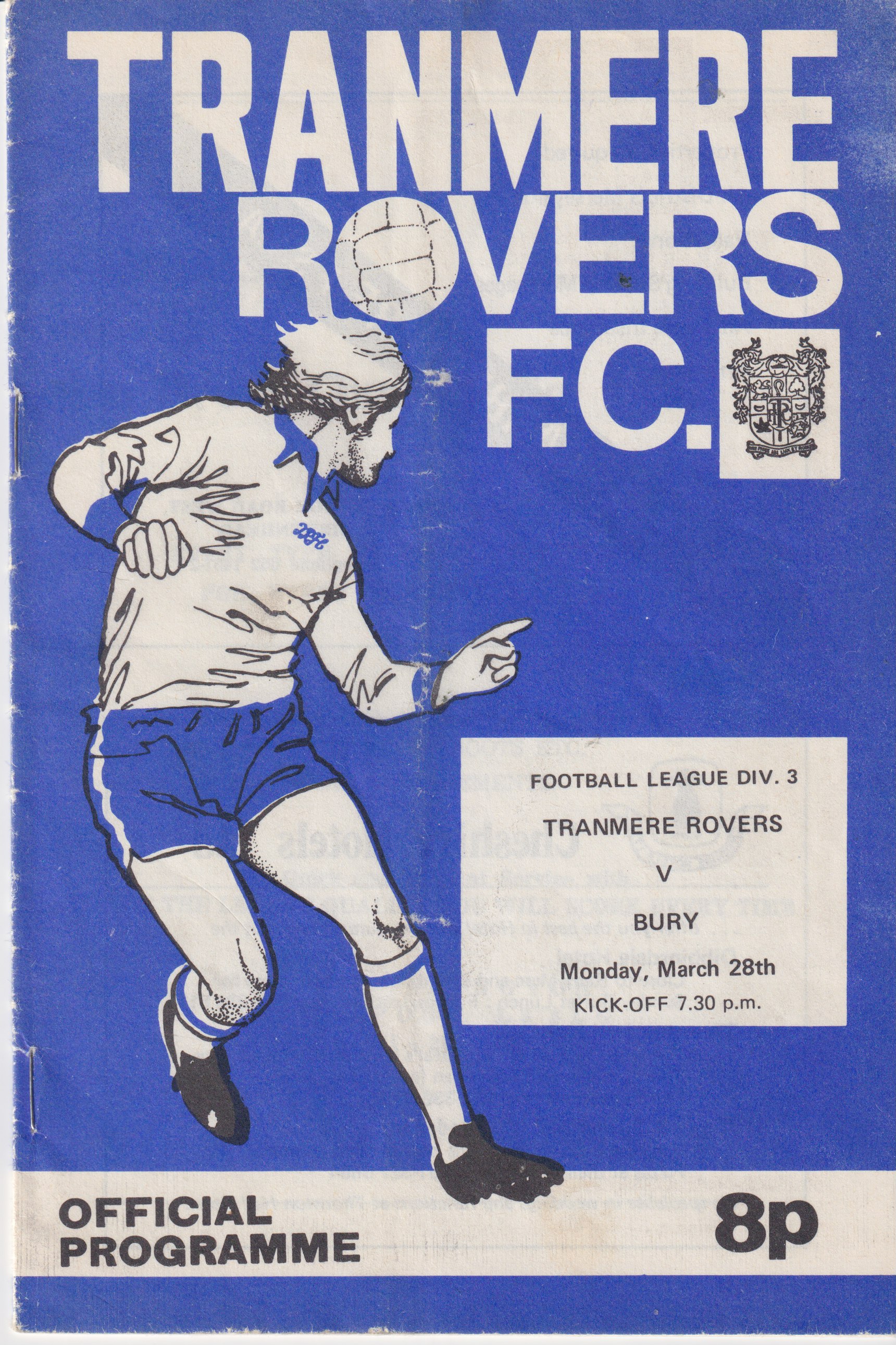 Match Programme for 28/03/1977