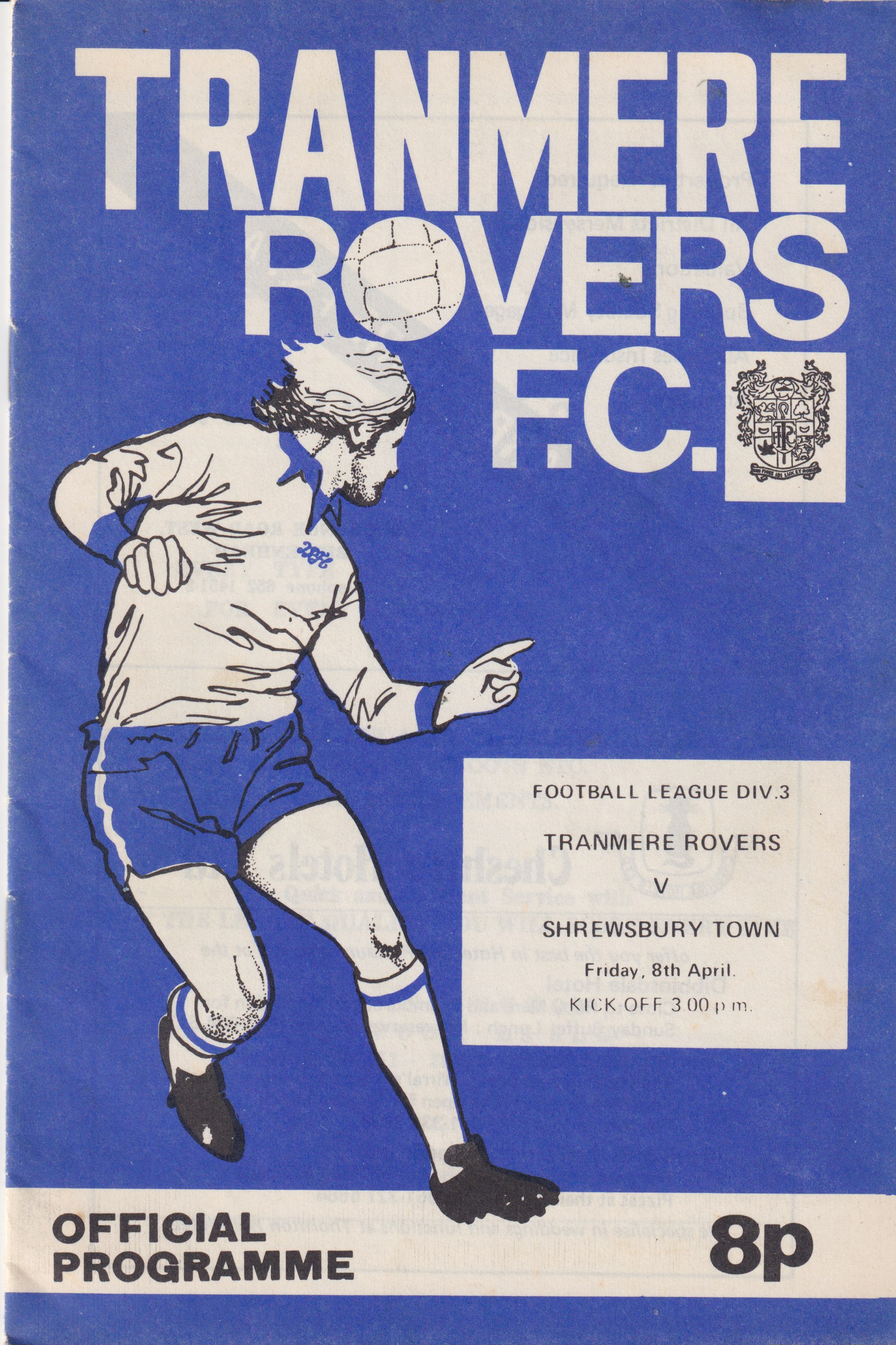 Match Programme for 08/04/1977