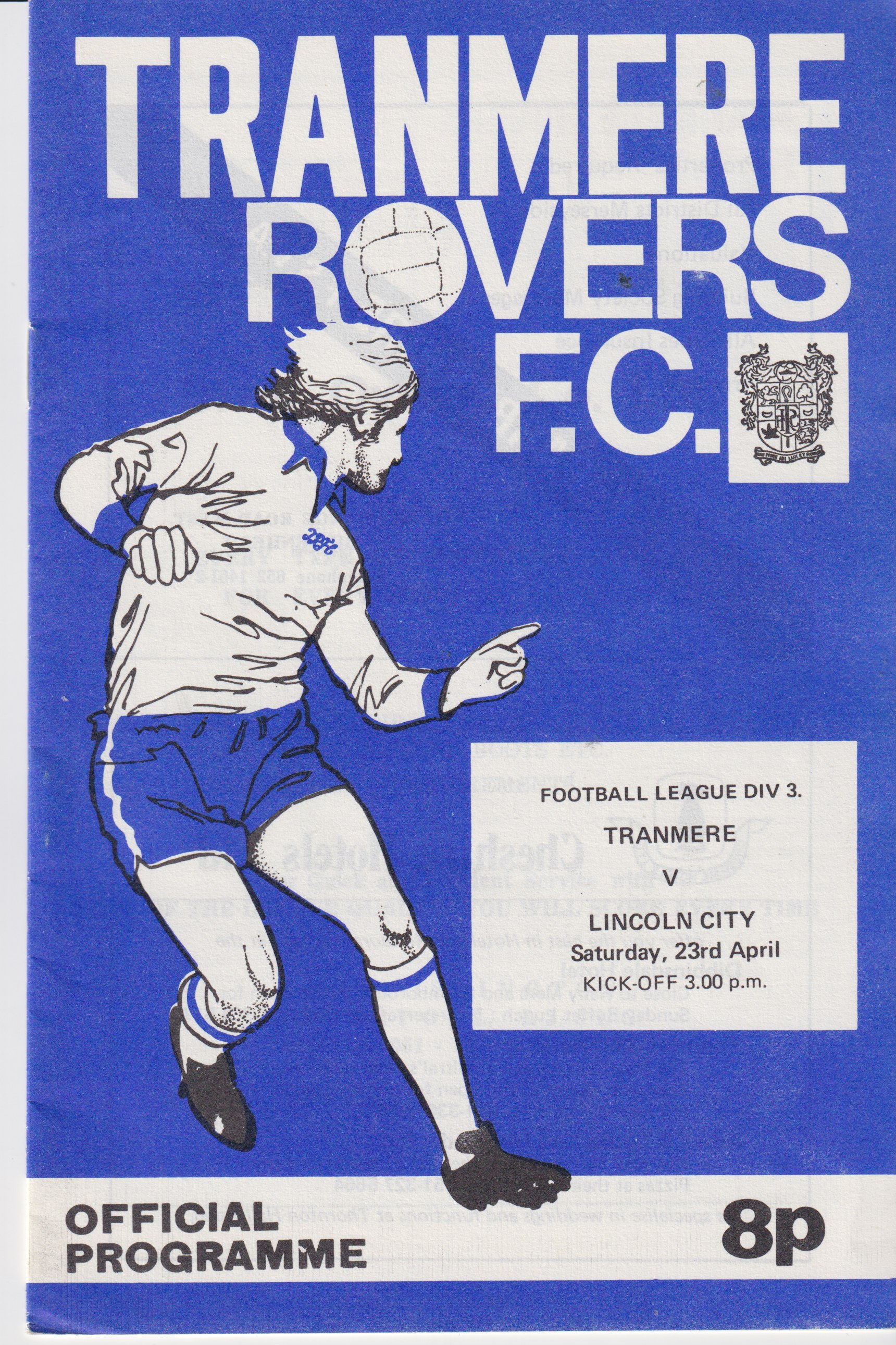 Match Programme for 23/04/1977