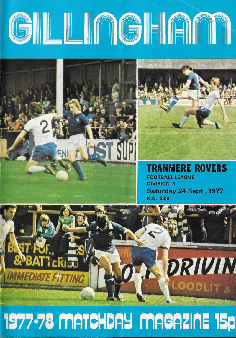 Match Programme for 24/09/1977