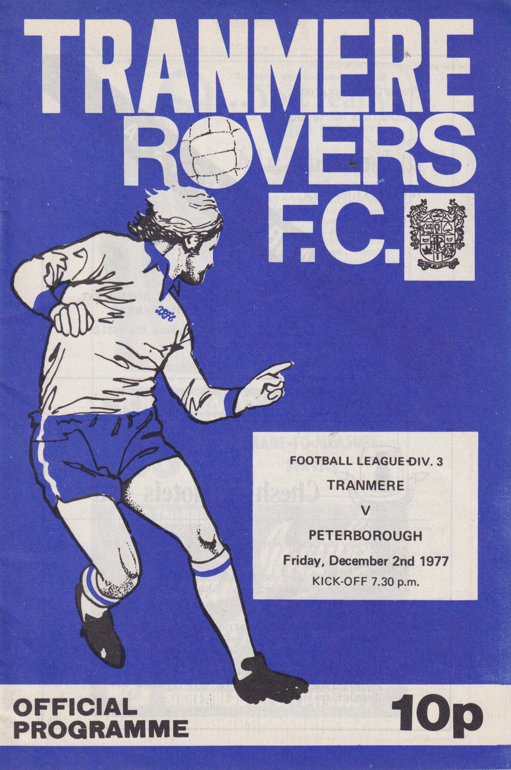 Match Programme for 02/12/1977