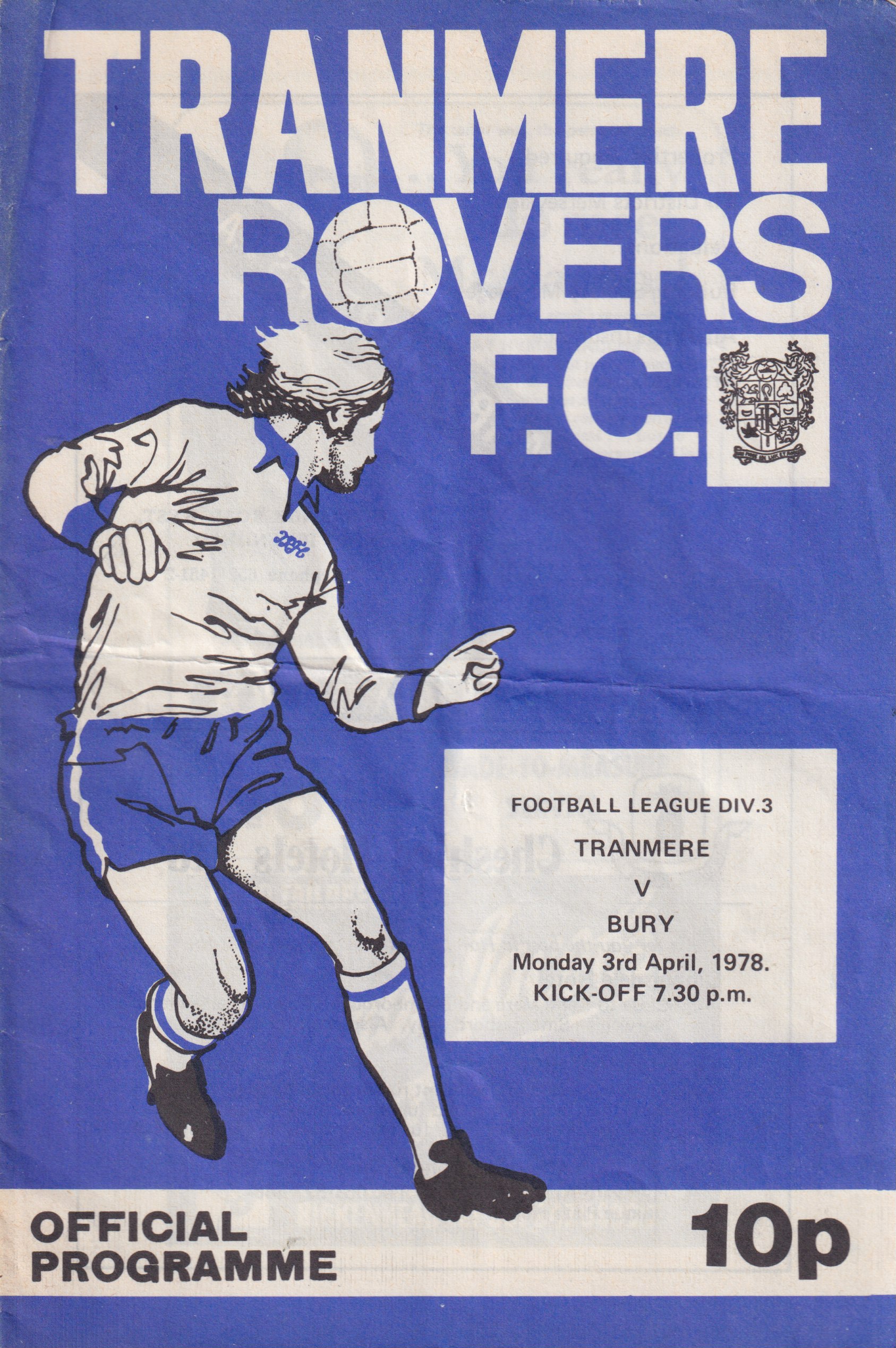 Match Programme for 06/01/1978