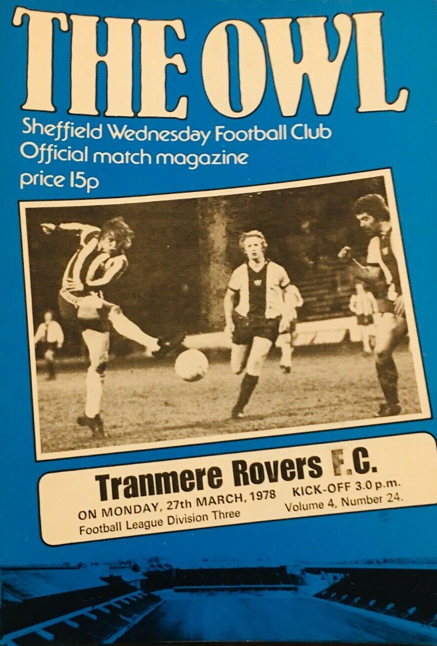 Match Programme for 27/03/1978